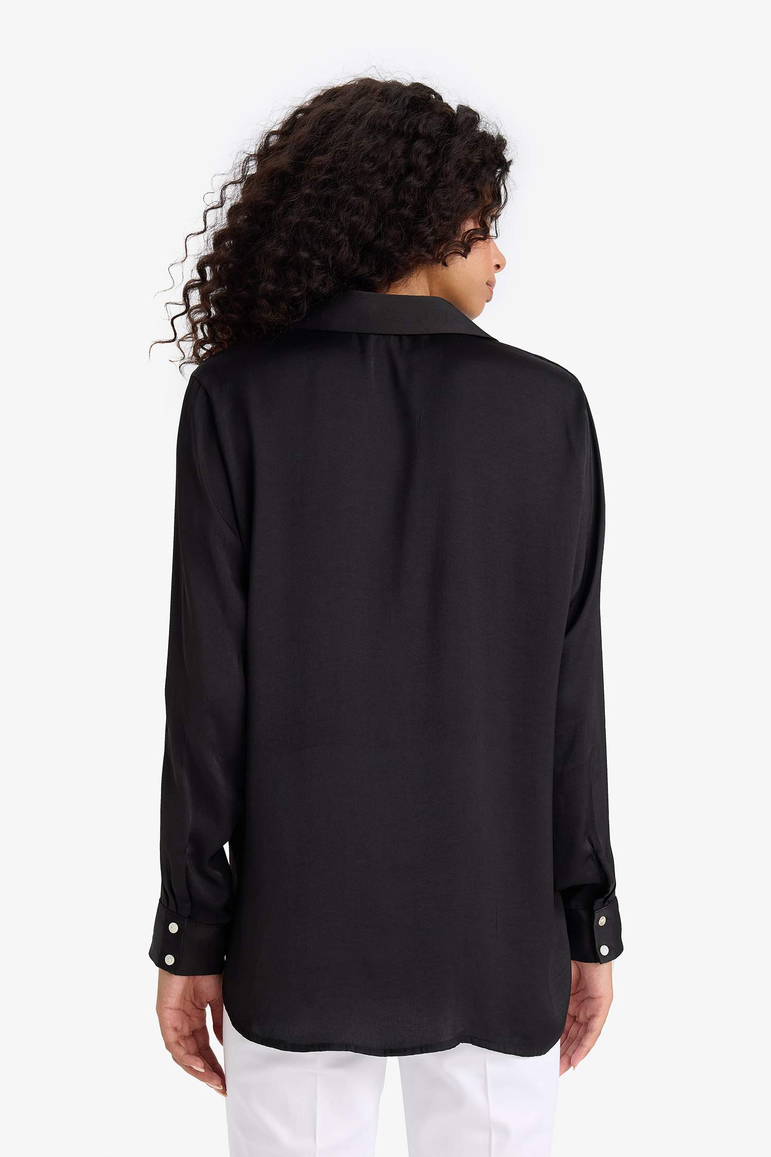 قميص ستان كم طويل قصة عادية