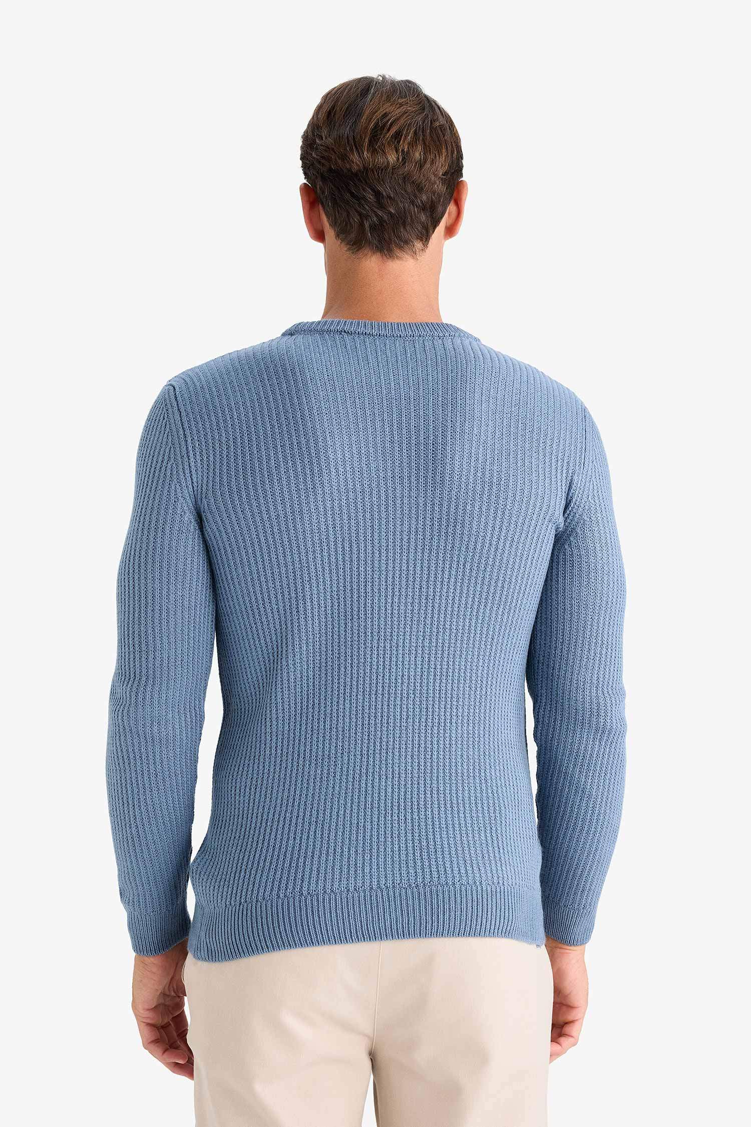 Standart Fit Bisiklet Yaka Triko Kazak