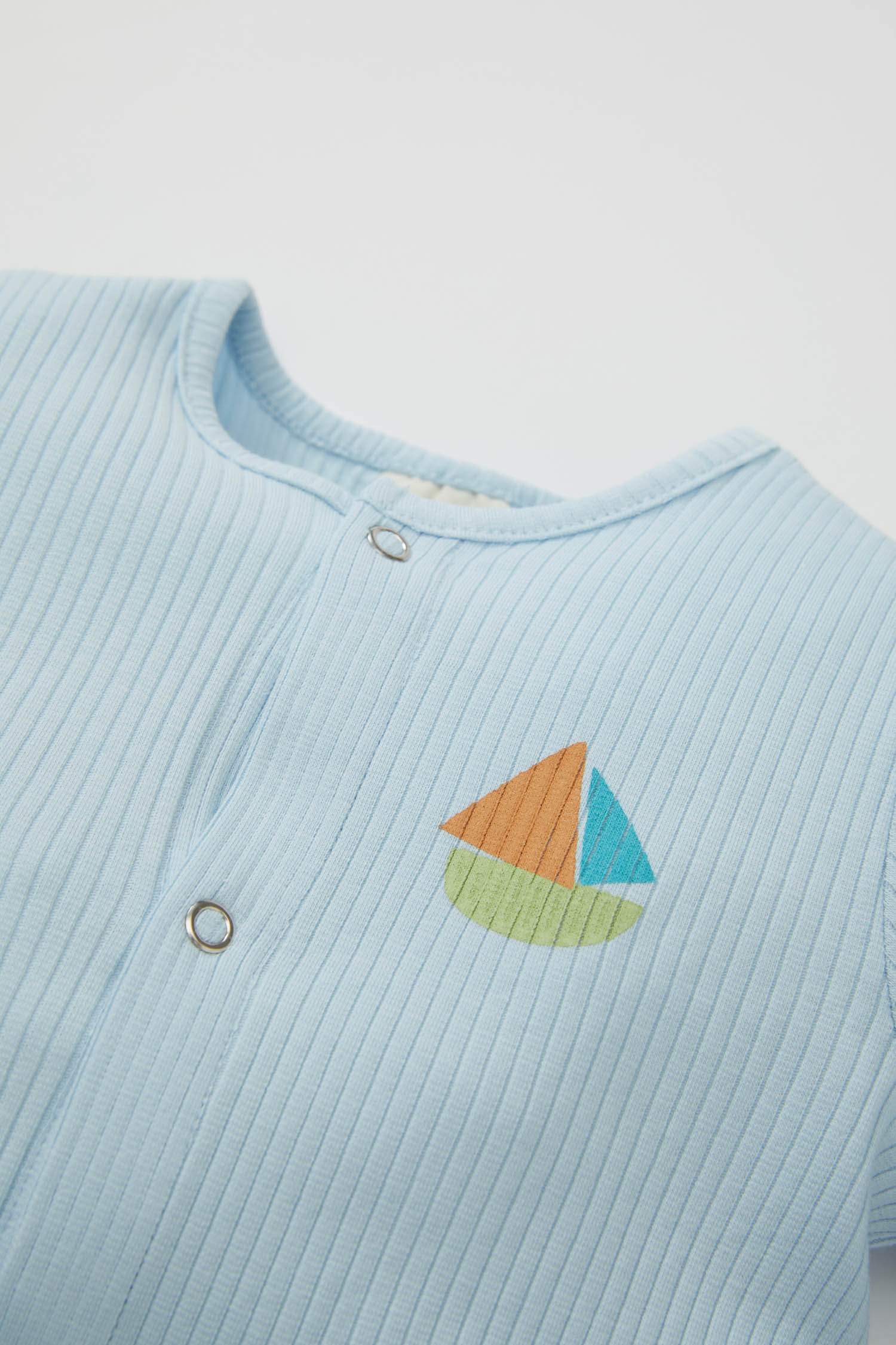 جمبسوت بيبي اولادي حديثي الولادة مضلع بكم طويل