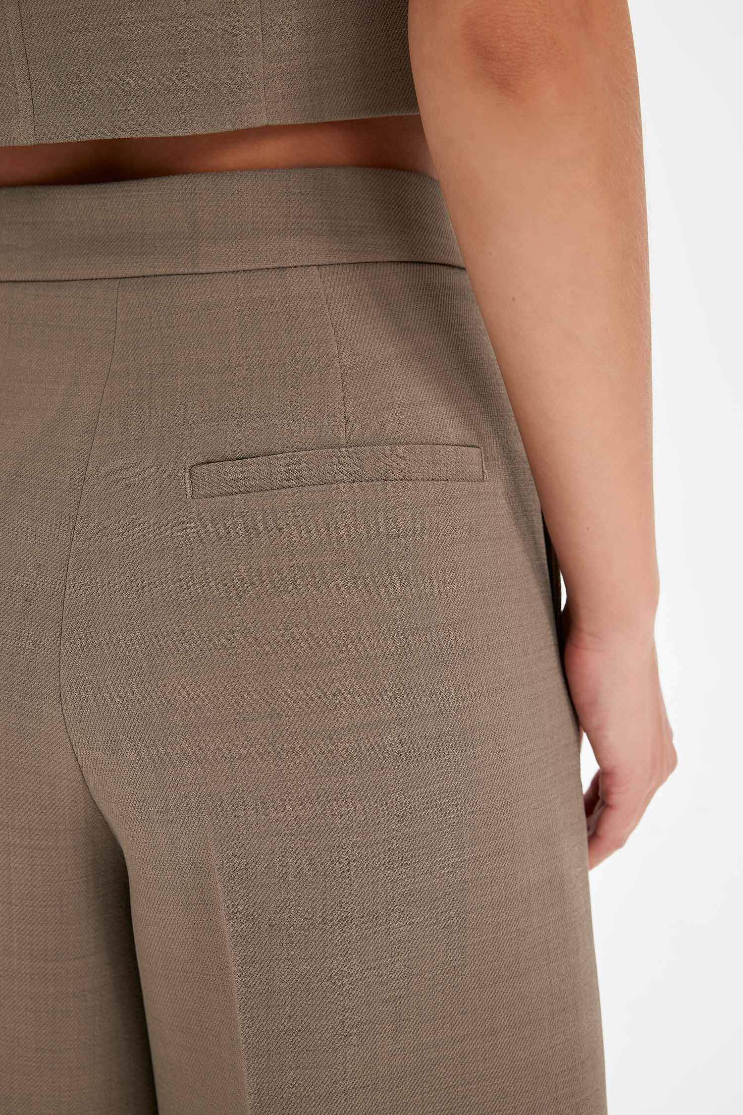 culotte тұрақты етек Шалбар