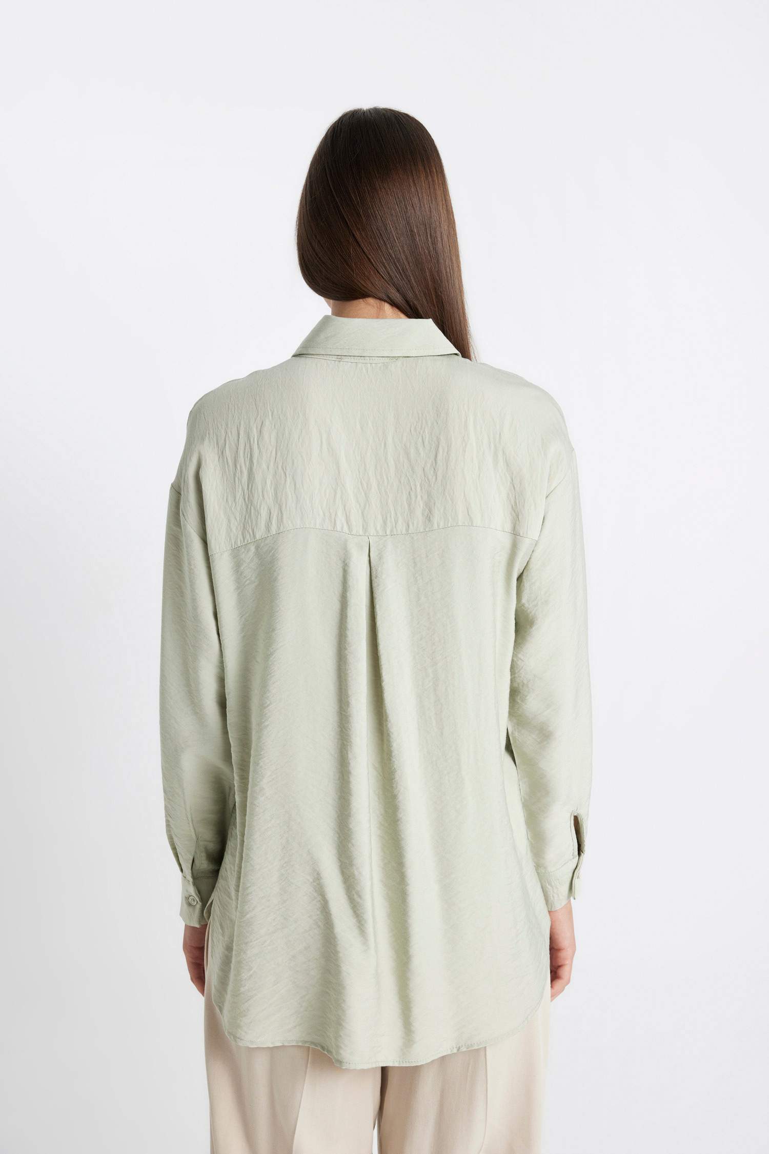 Relax Fit Long Sleeve Shirt Tunic
