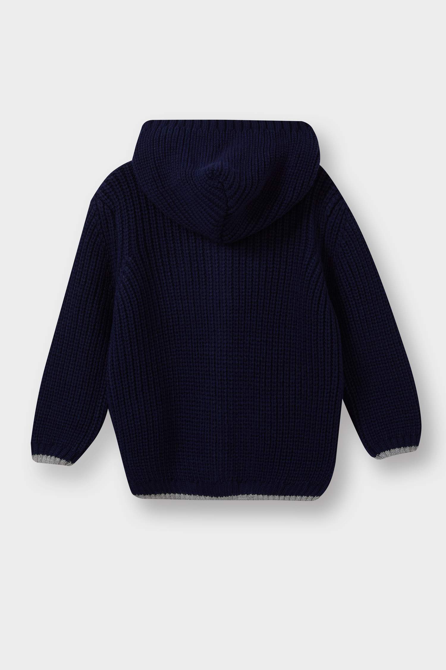 Baby Boy Hooded Buttons Knit Cardigan