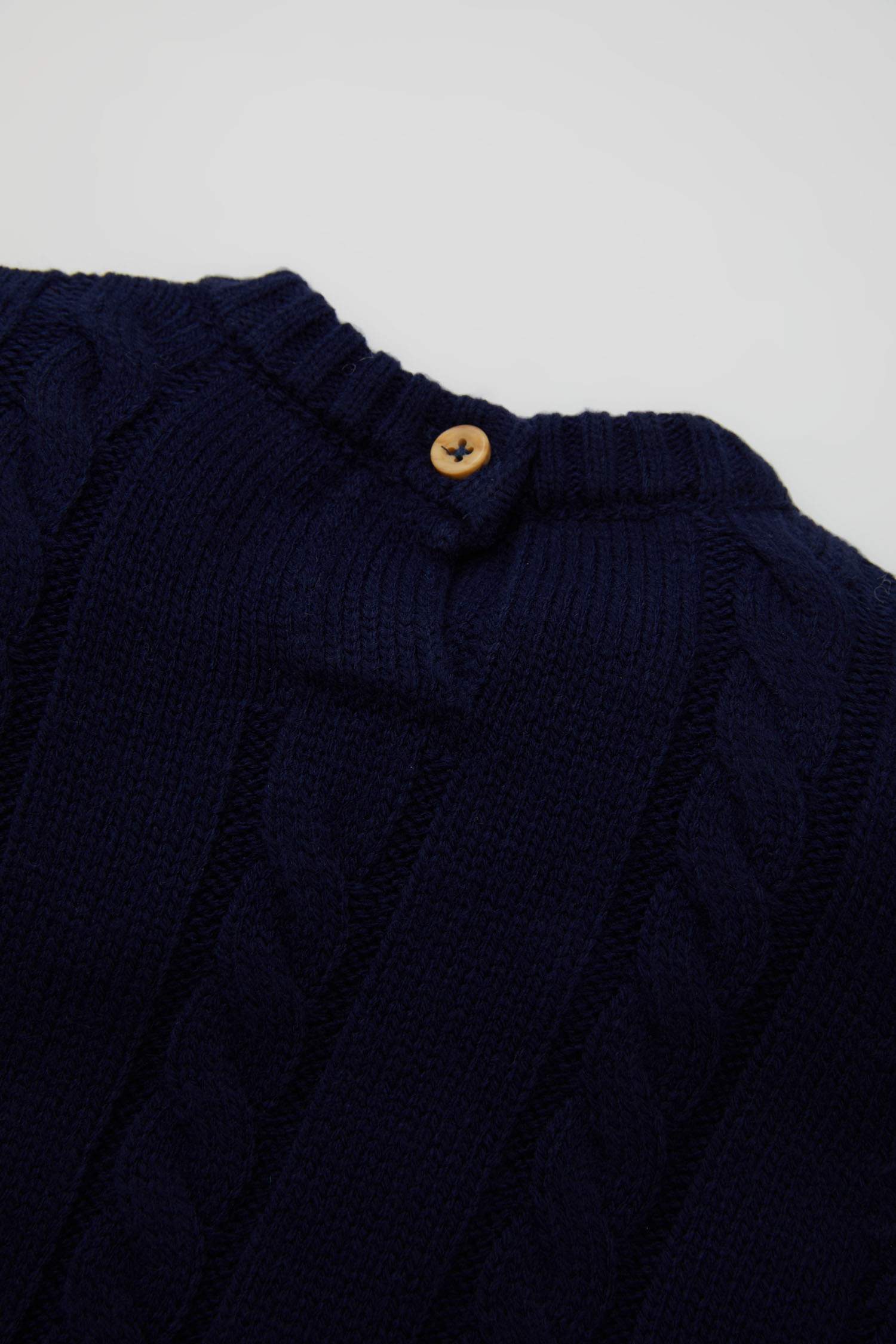 Erkek Bebek Bisiklet Yaka Süveter