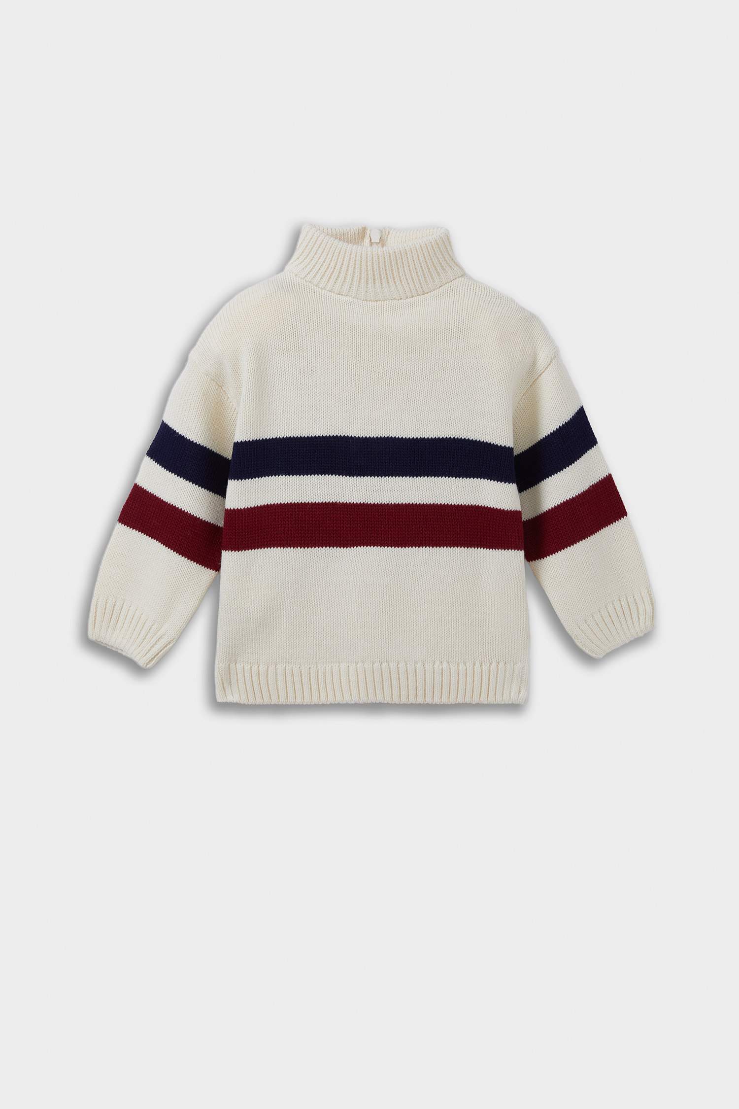 Baby Boy Regular Fit Striped Pullover