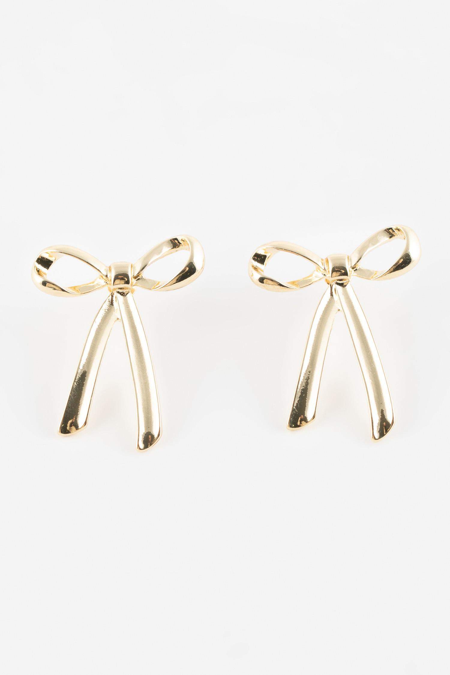 Kadın Fiyonklu Gold Küpe