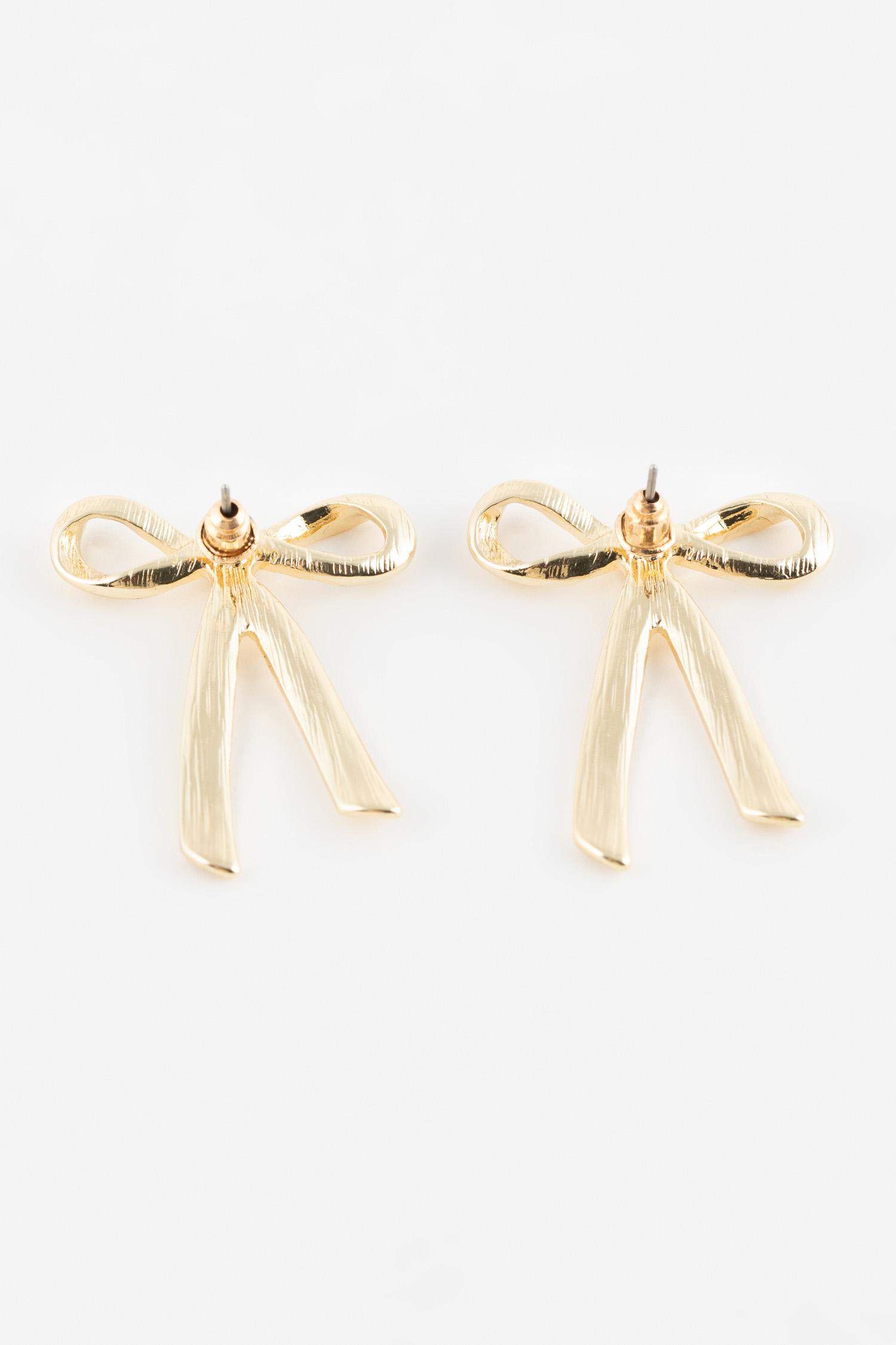 Kadın Fiyonklu Gold Küpe