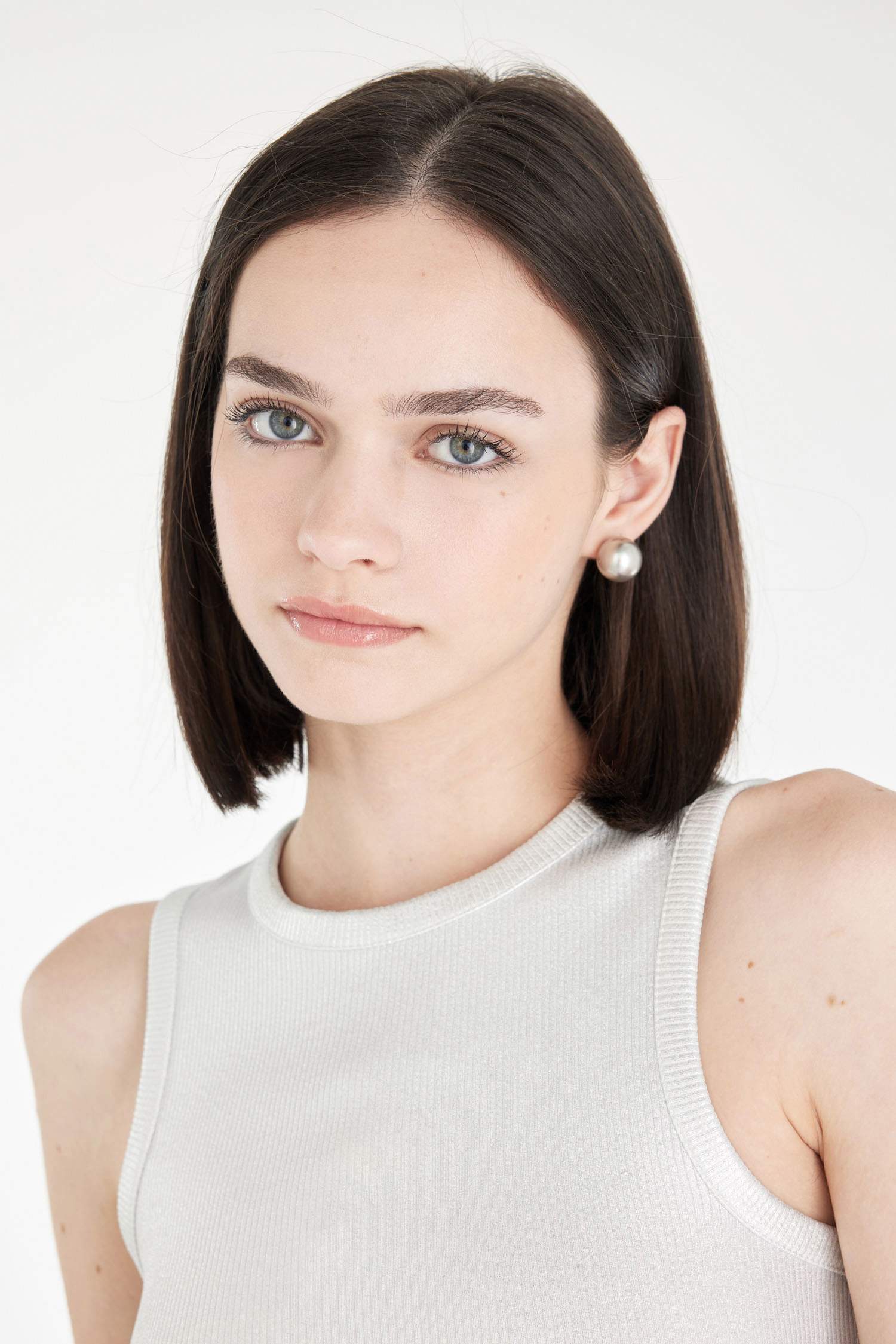 Kadın İncili Silver Küpe