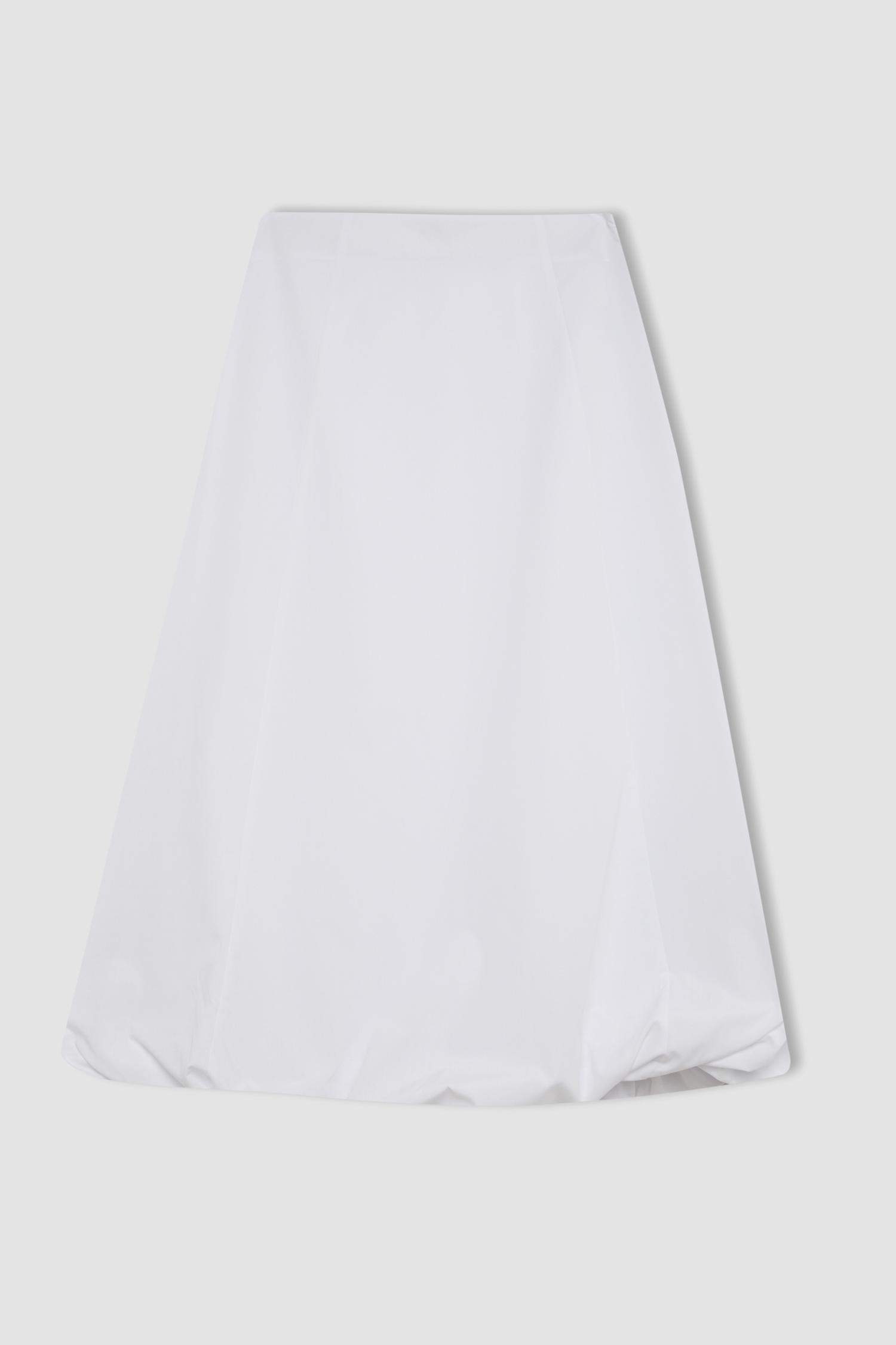Balloon Fit Poplin Skirt
