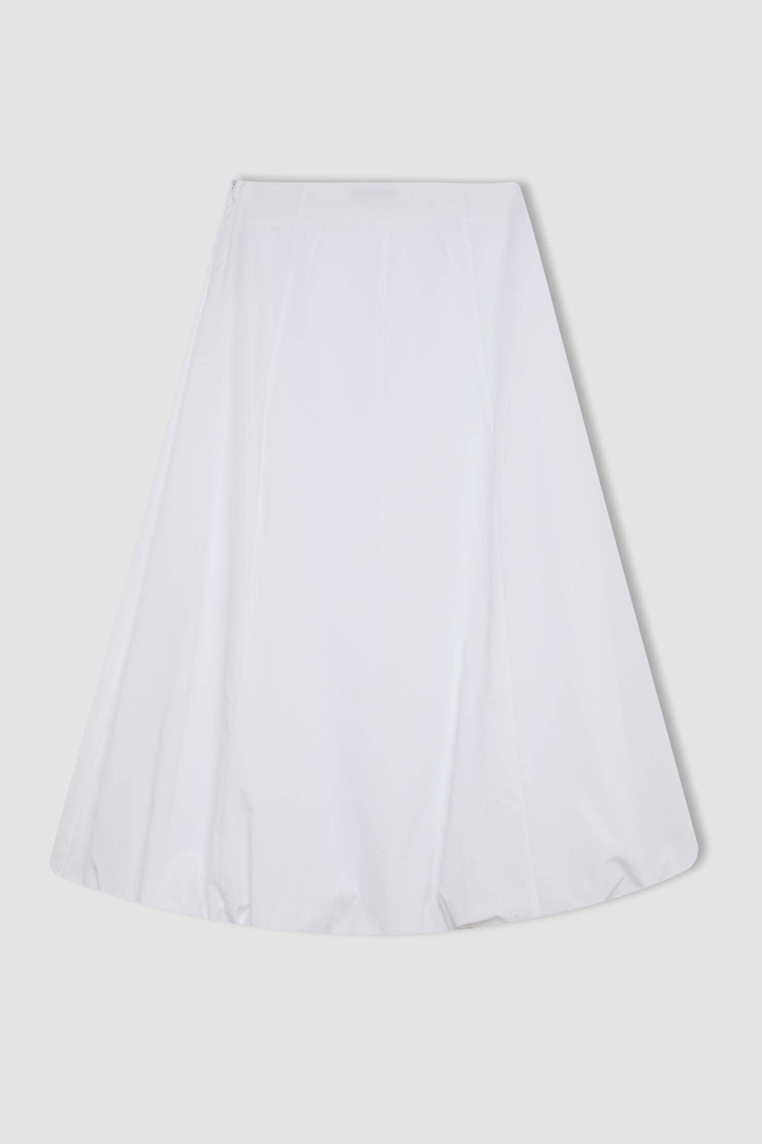 Balloon Fit Poplin Skirt