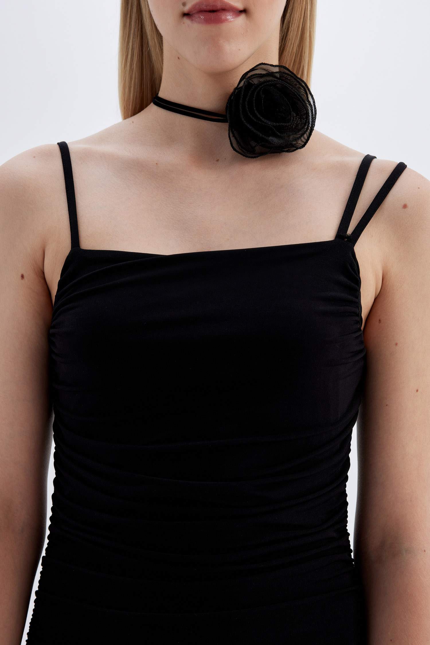 Bodycon Strappy Midi Dress