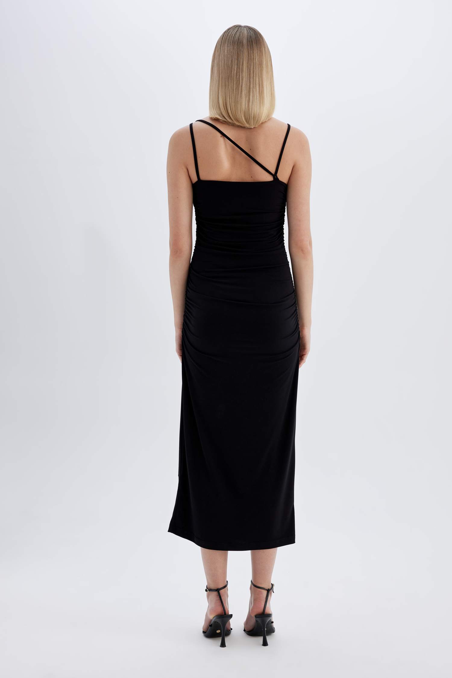Bodycon Strappy Midi Dress