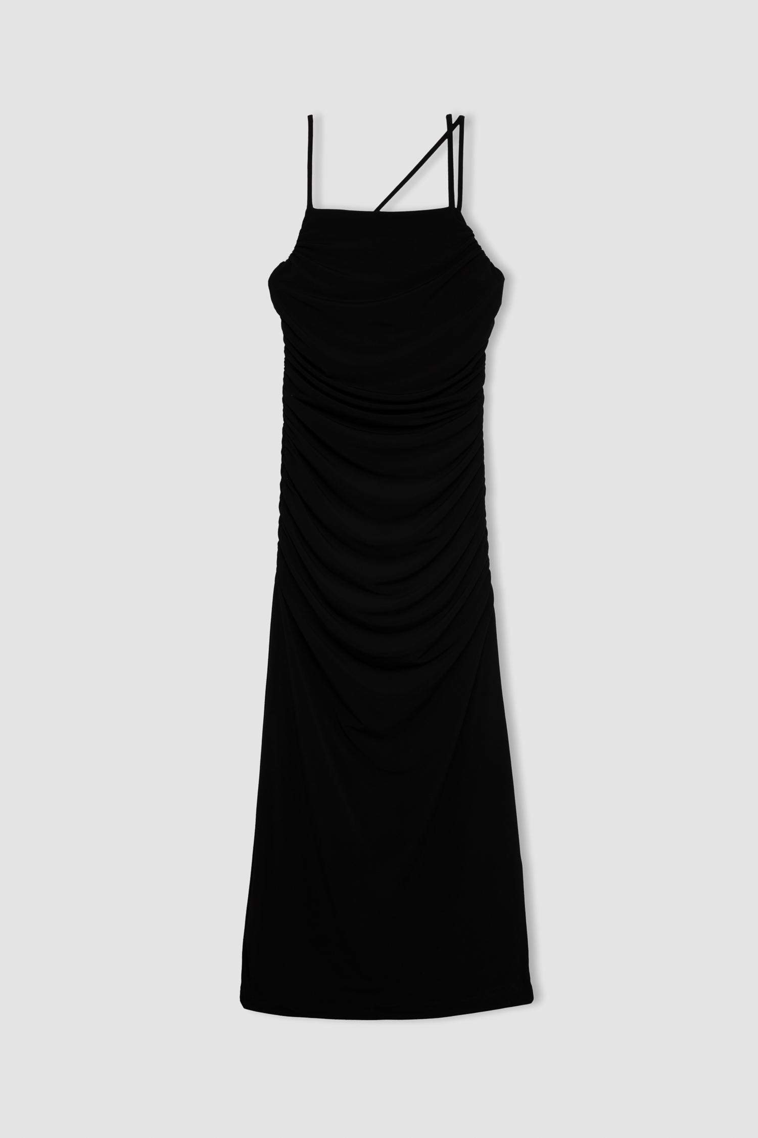 Bodycon Strappy Midi Dress