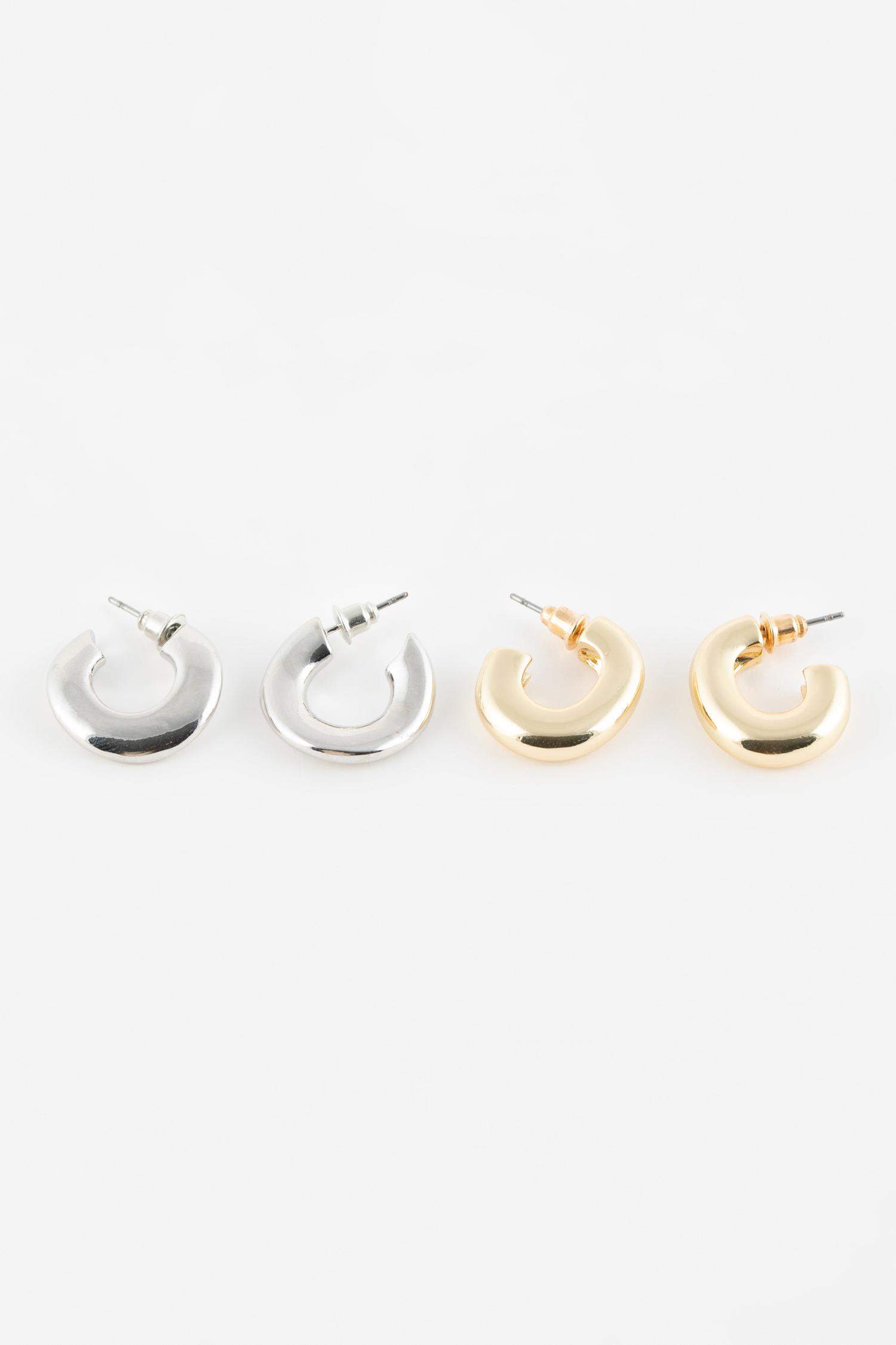 Kadın 2'li Halka Küpe