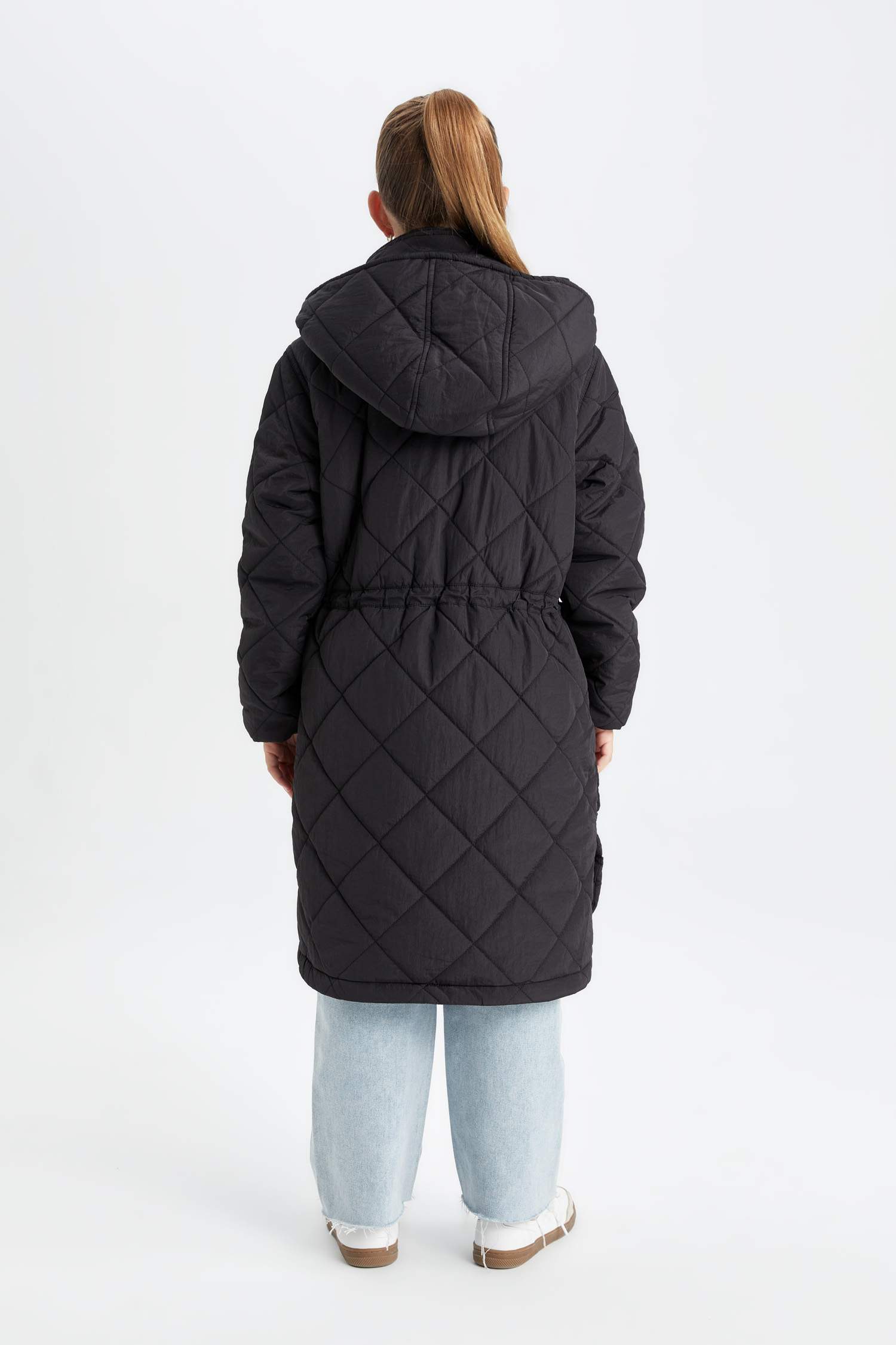 Manteau à Capuche Oversize pour Fille