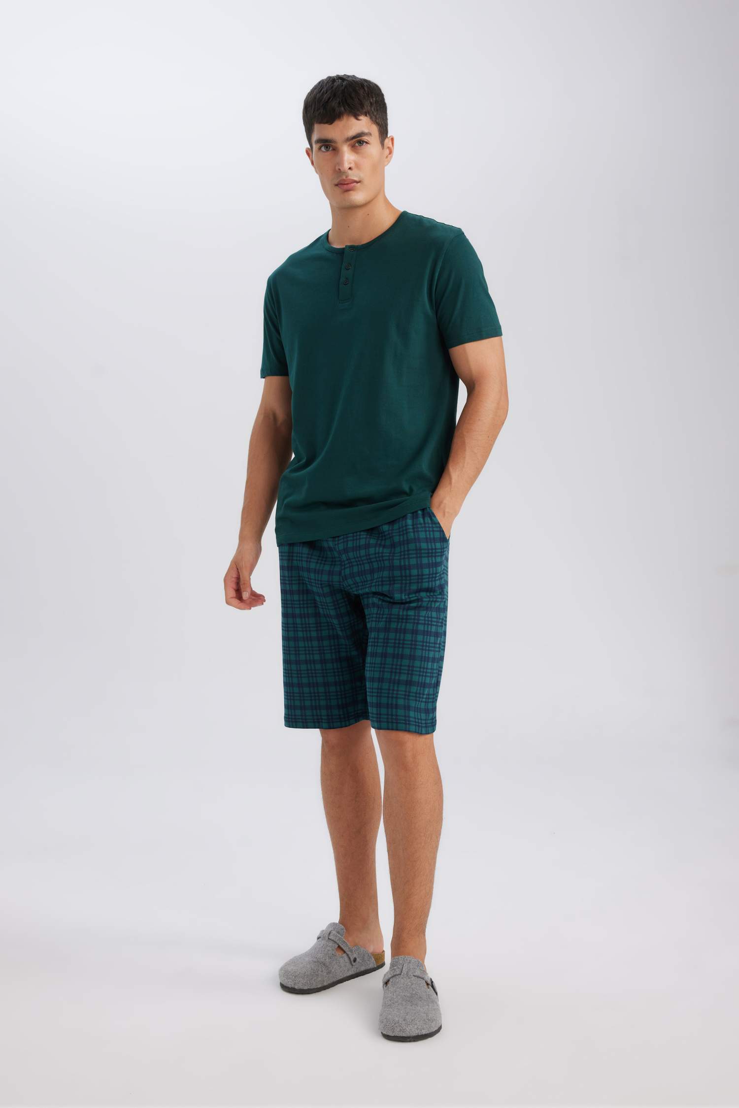 Regular Fit Short Sleeve 2 Piece Set