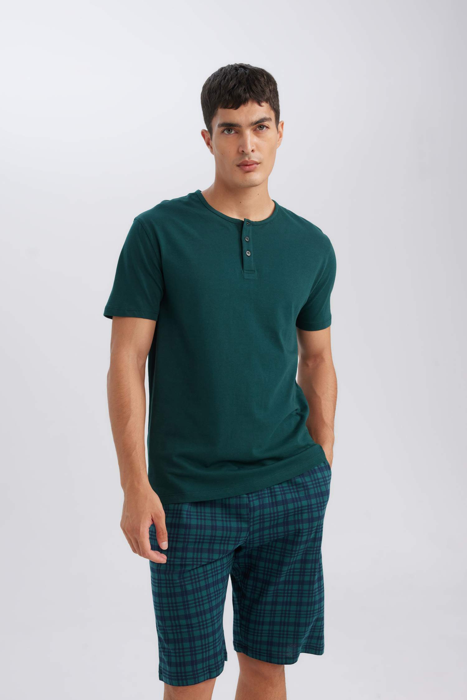 Regular Fit Short Sleeve 2 Piece Set