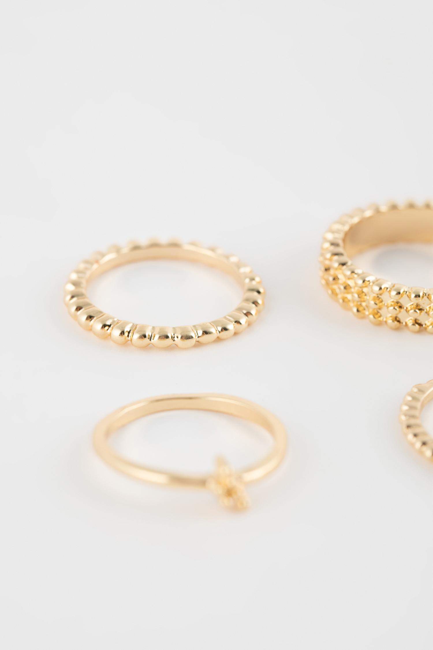 Kadın 8'li Renkli Yüzük