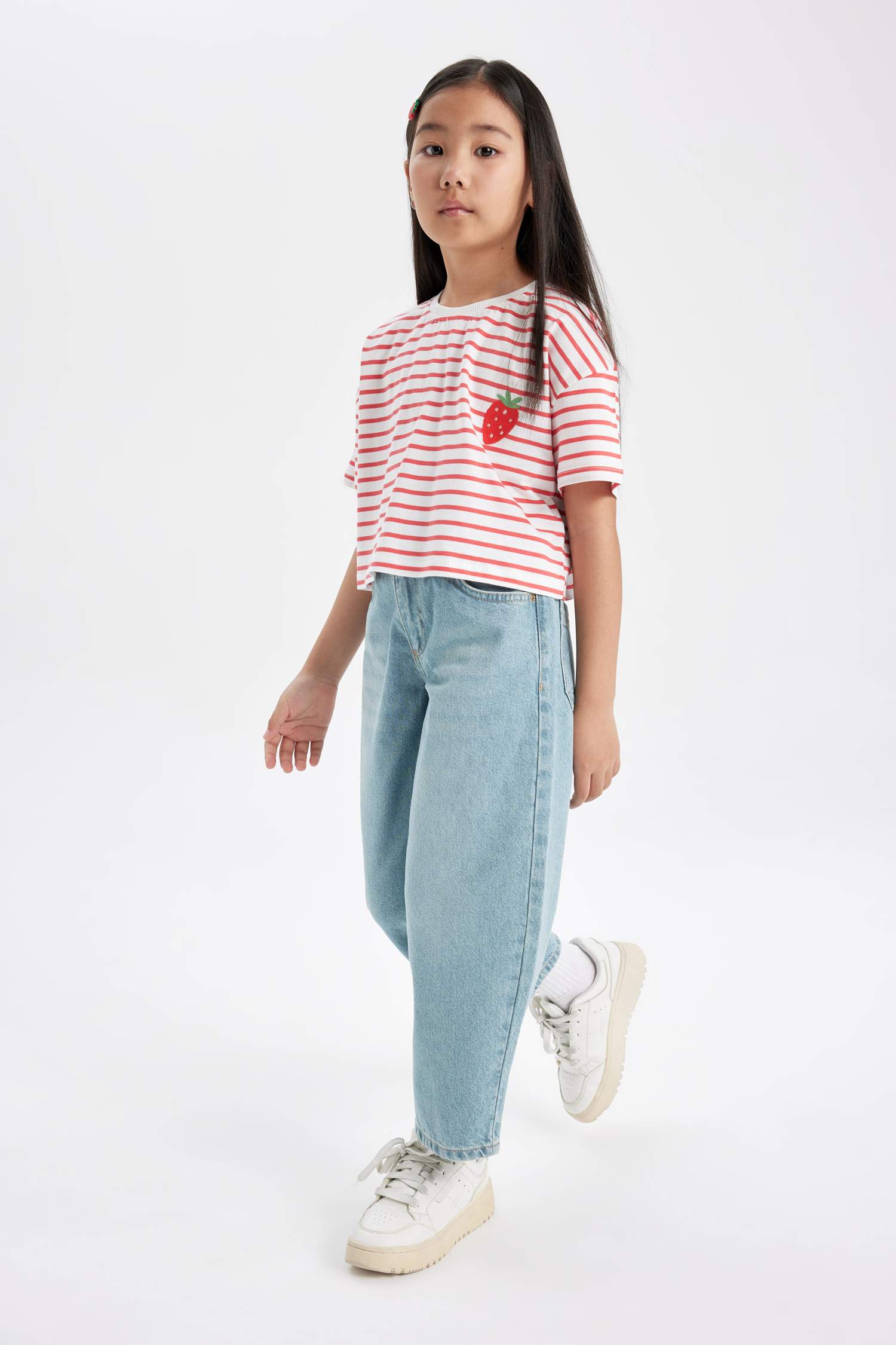 Girl Barrel Fit Oval Leg Jeans