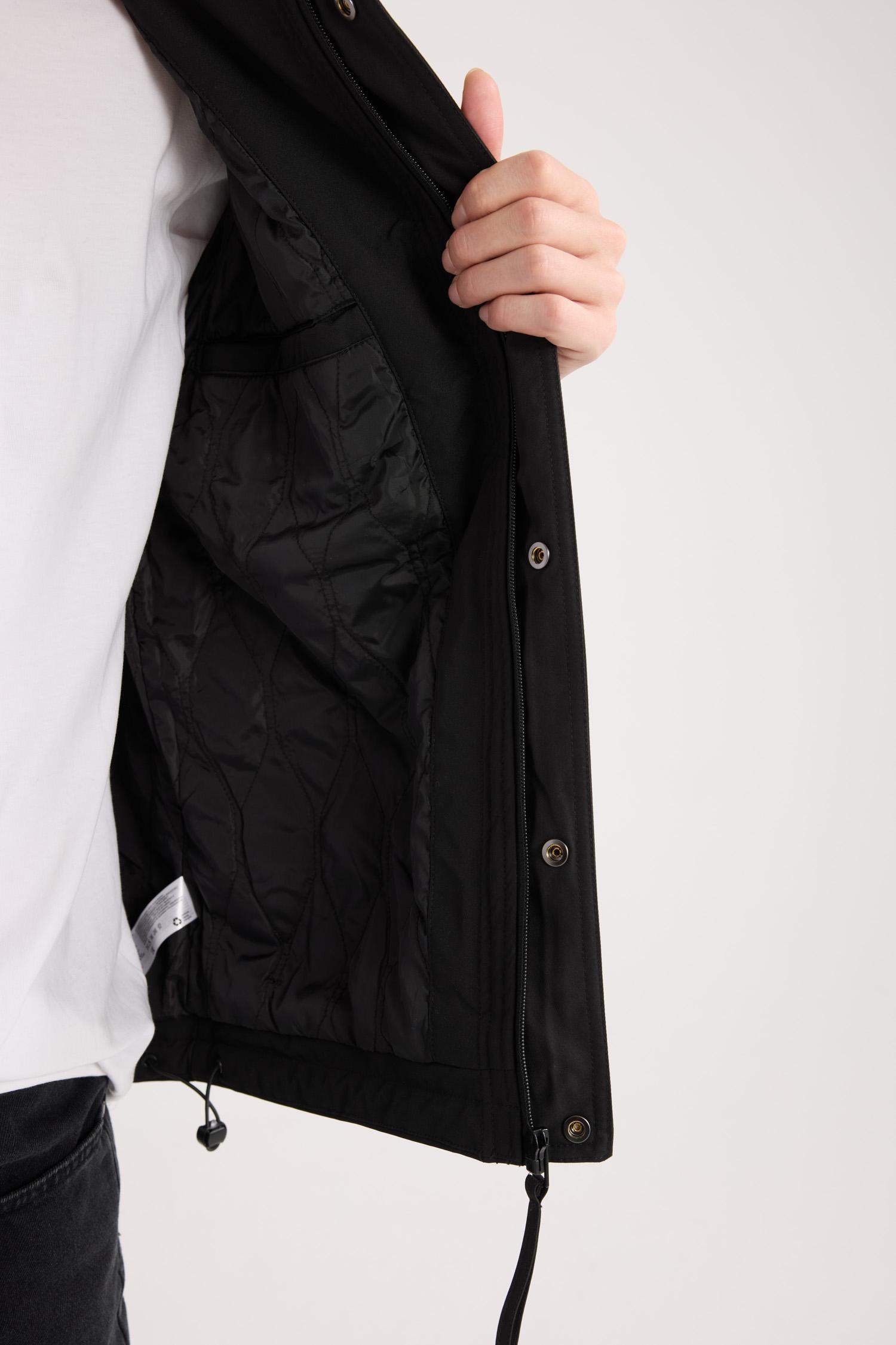 Hooded Zippered Pocketed Waterproof Light Thin Raincoat