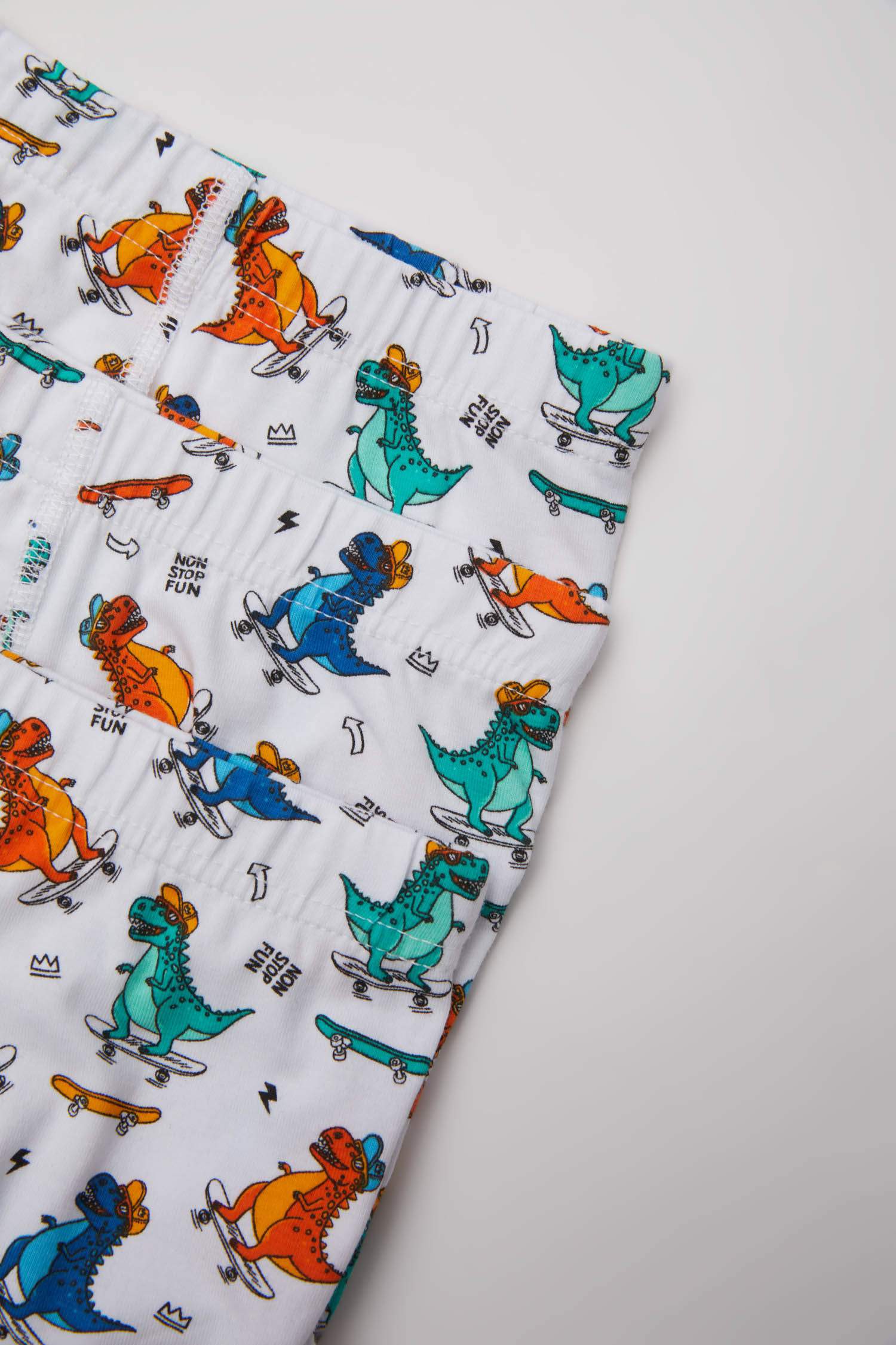 بوكسر ولادي بطبعة ديناصور - 3 قطع