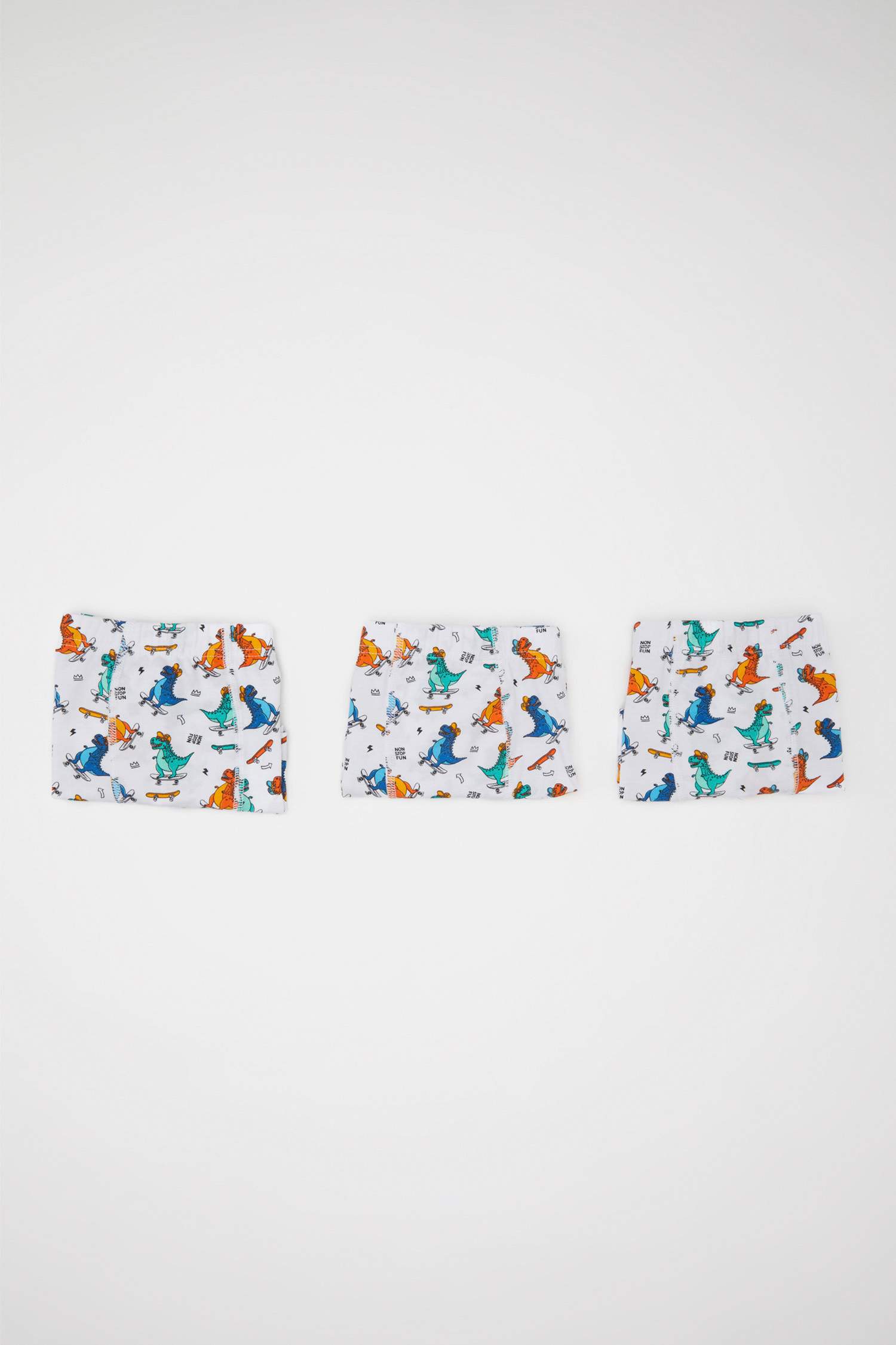 بوكسر ولادي بطبعة ديناصور - 3 قطع