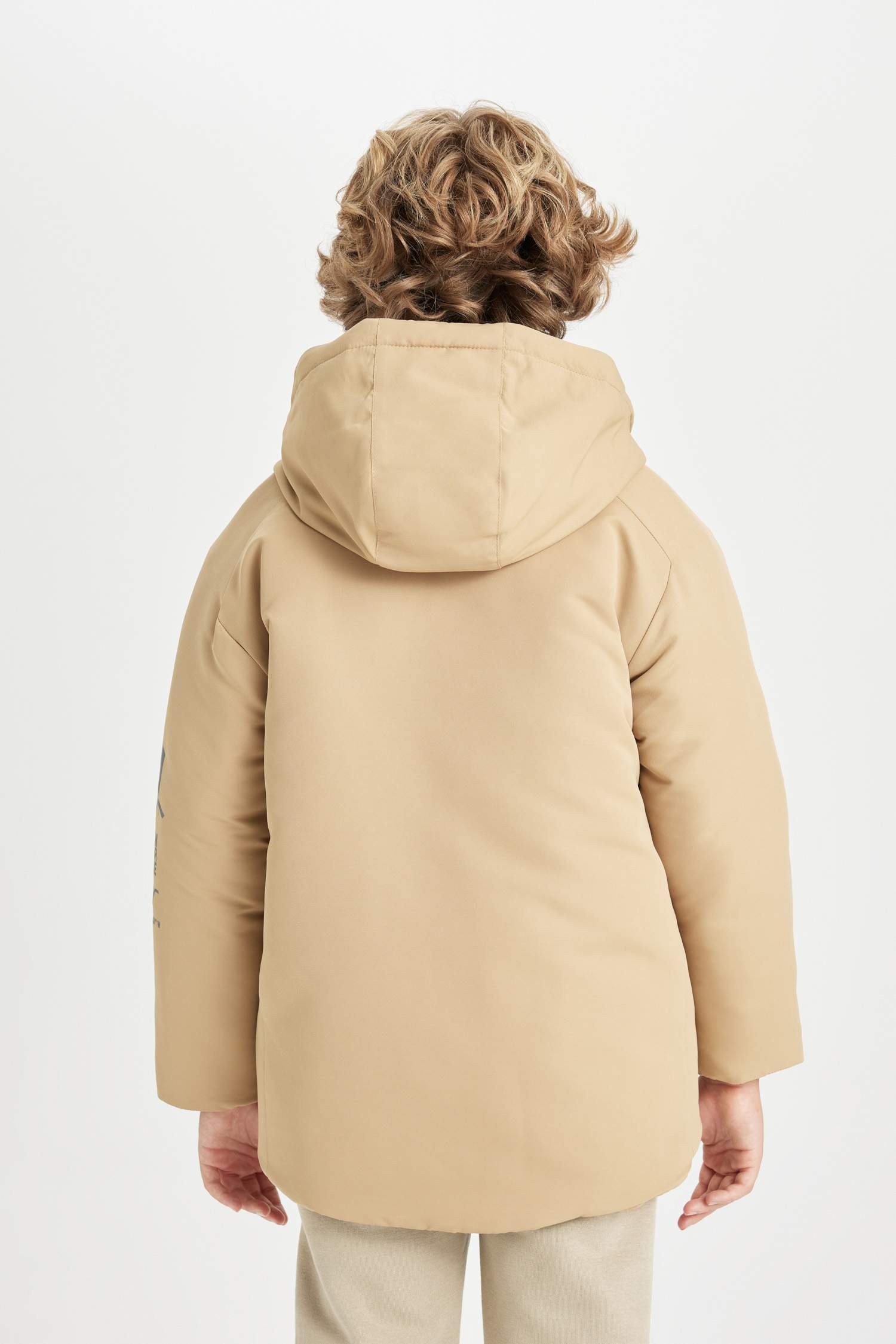 Manteau à capuche déperlant avec Doublure en polaire pour Garçon