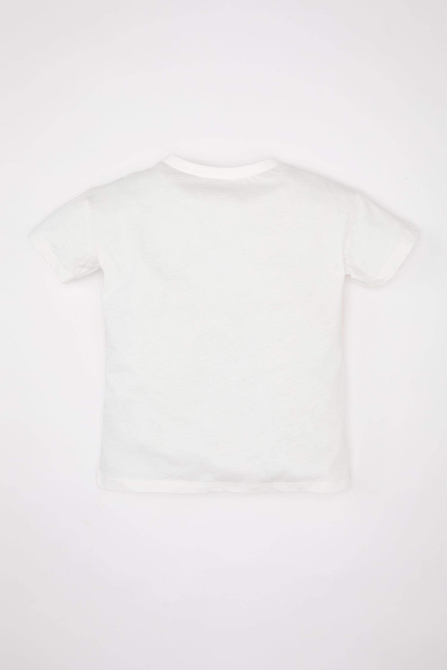 Baby Boy Crew Neck Printed Short Sleeve T-Shirt