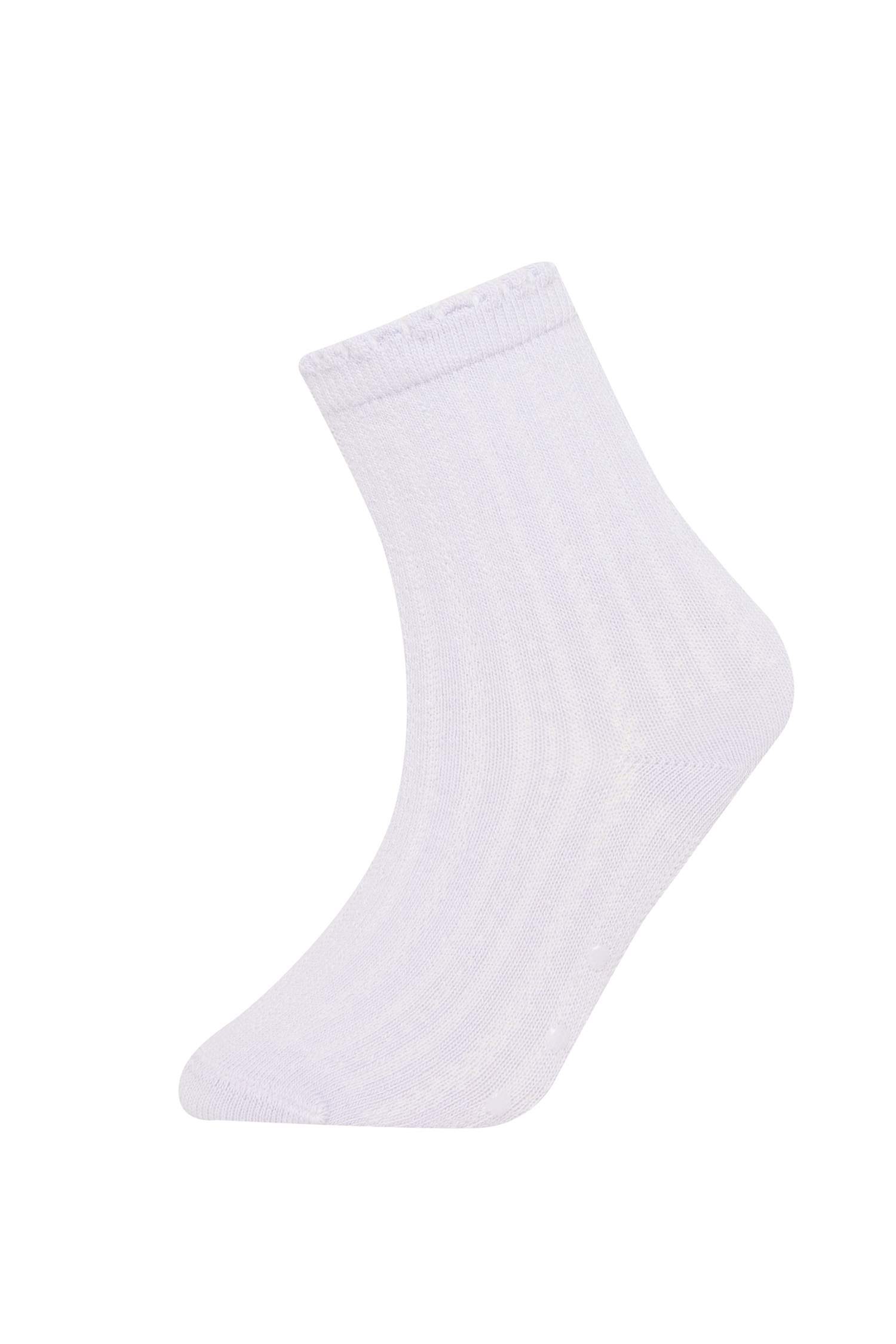 جوارب طويلة قطن بناتي - 5 قطع