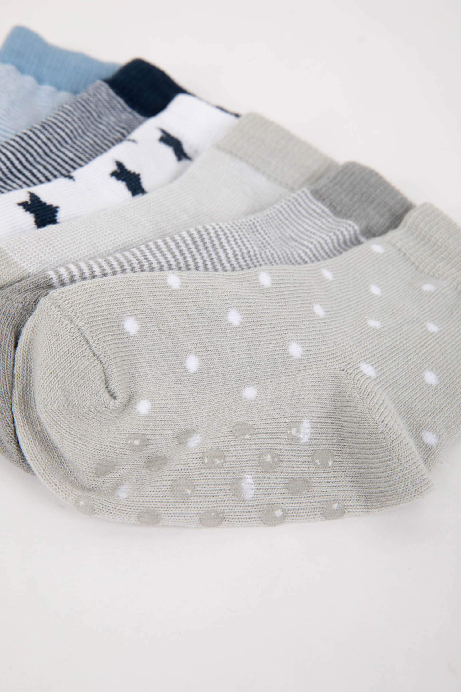 جوارب طويلة قطن ولادي - 7 قطع