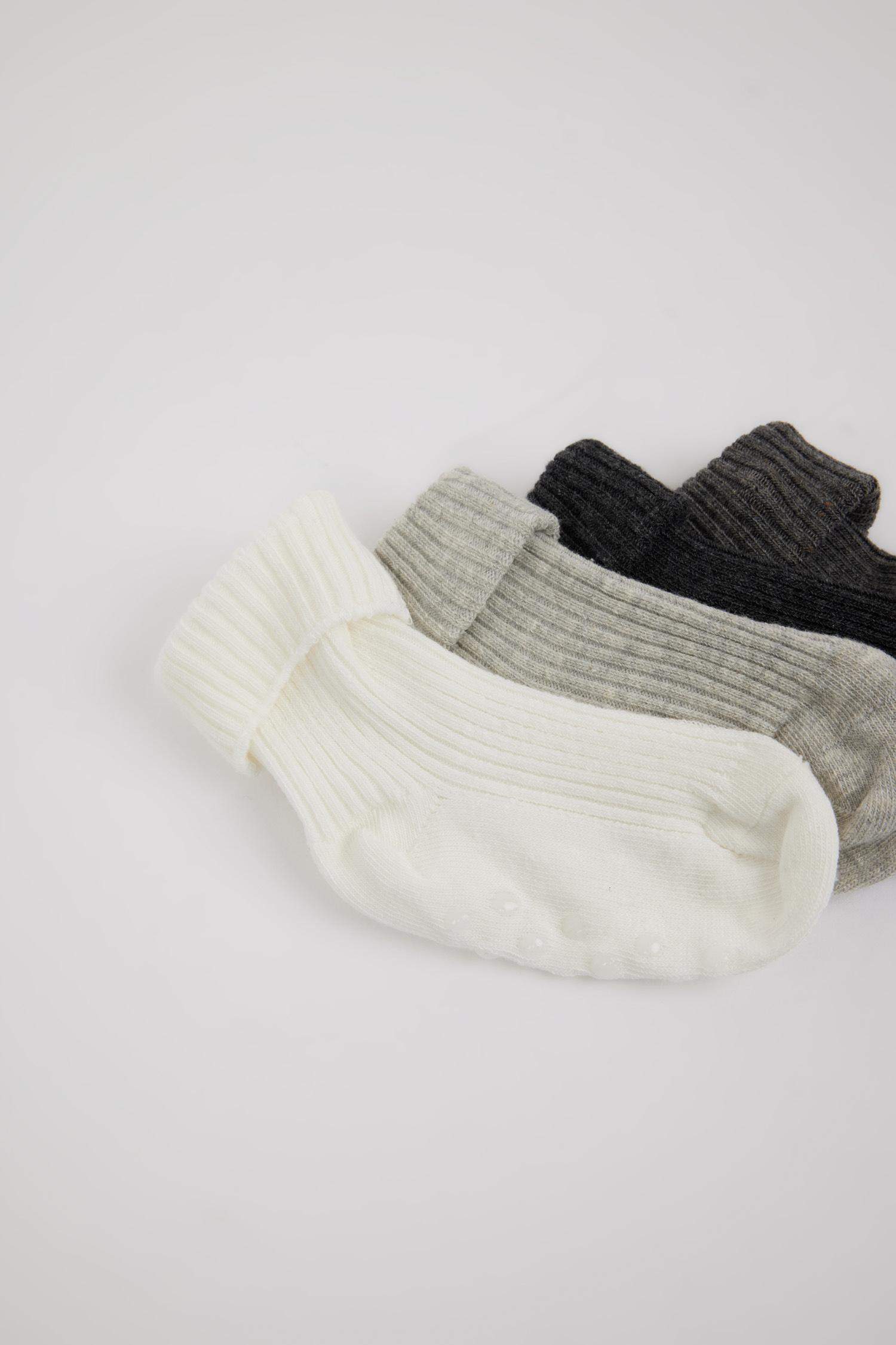 جوارب طويلة قطن من 4 قطع