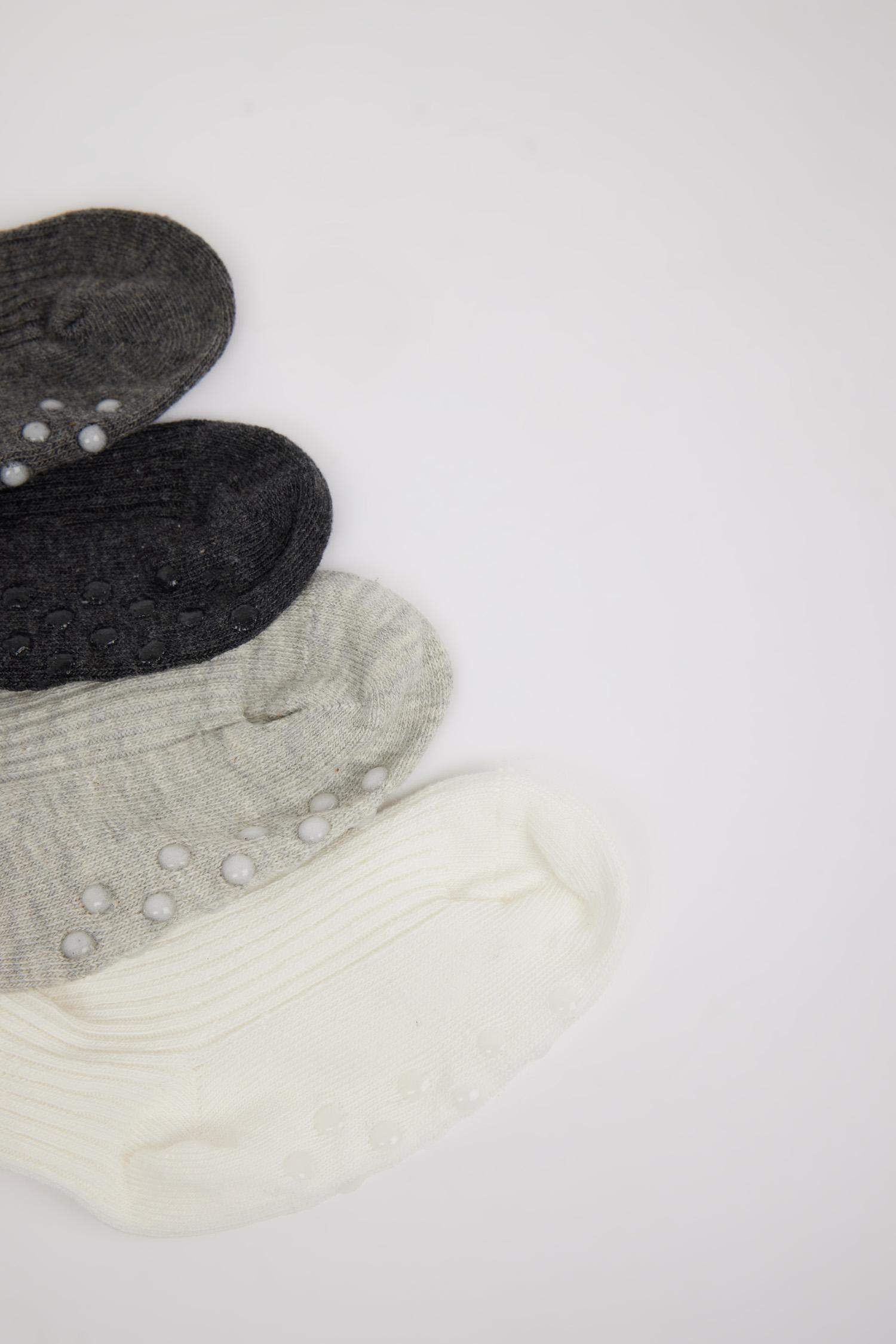 جوارب طويلة قطن من 4 قطع