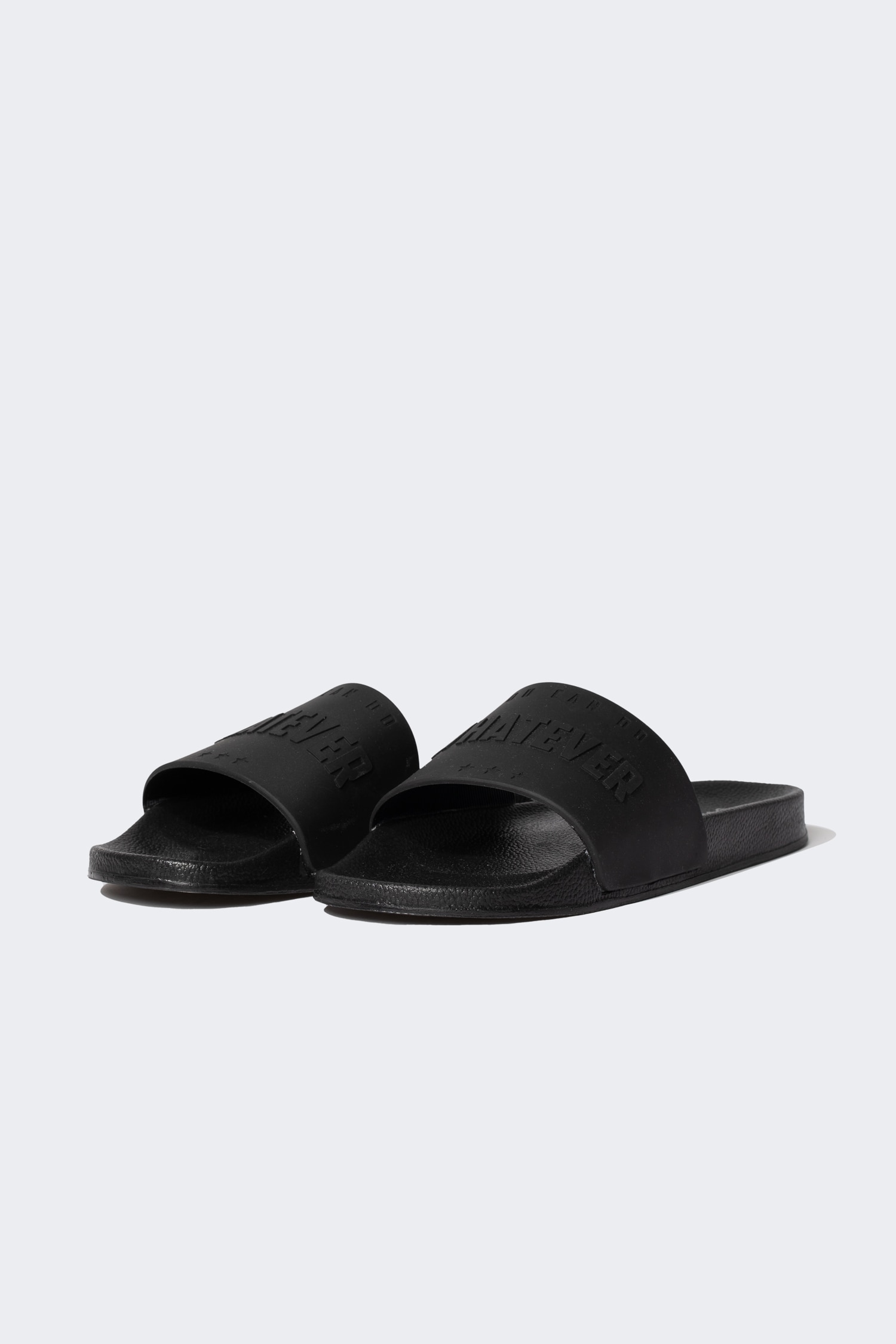Black Man Men Flat Sole Slip On Faux Leather Slippers 3128116