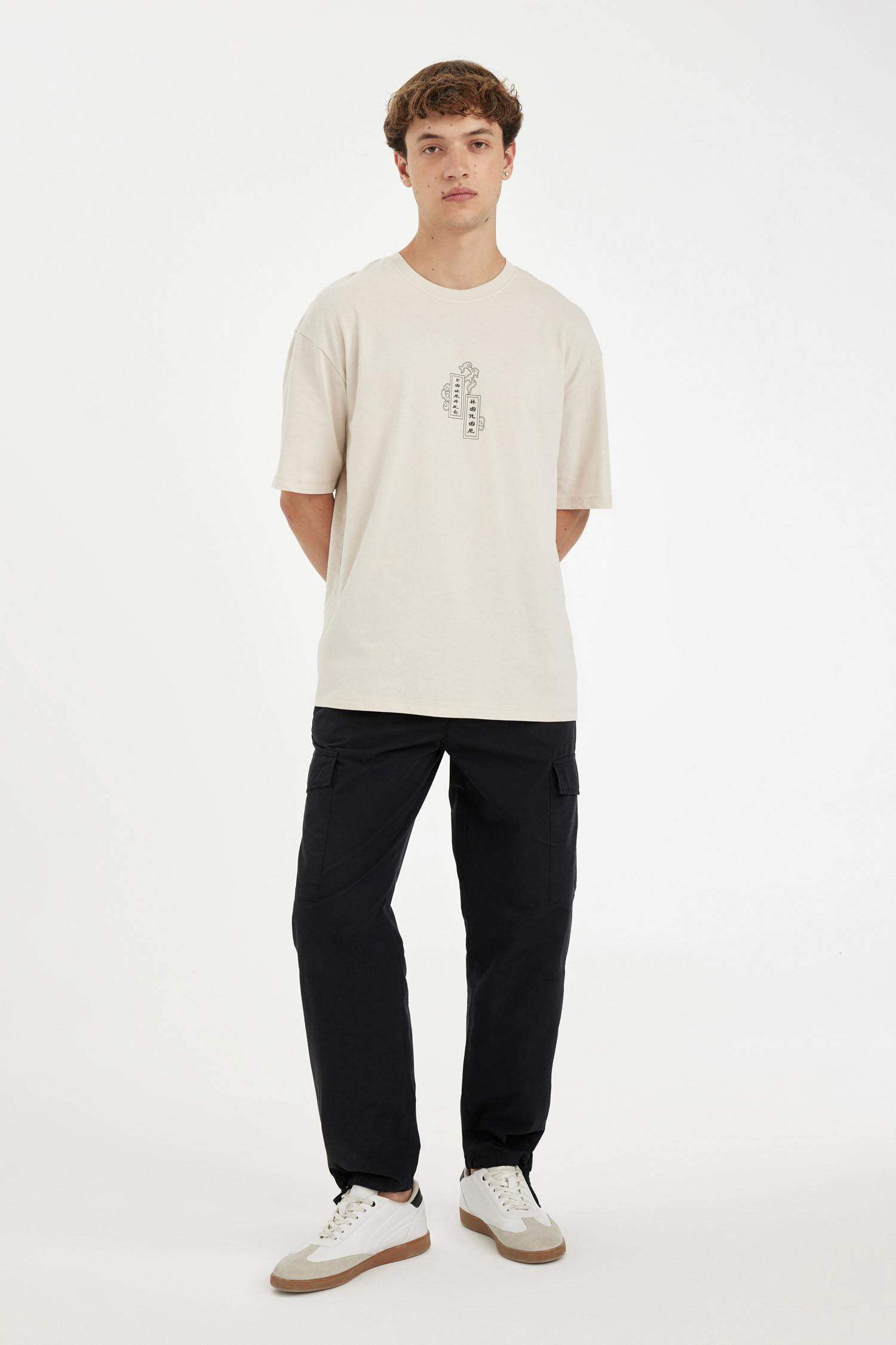 %100 Pamuk Yazlık Pantolon Wide Leg Bol Rahat Kesim Kargo Cepli Paraşüt Geniş Bol Paça