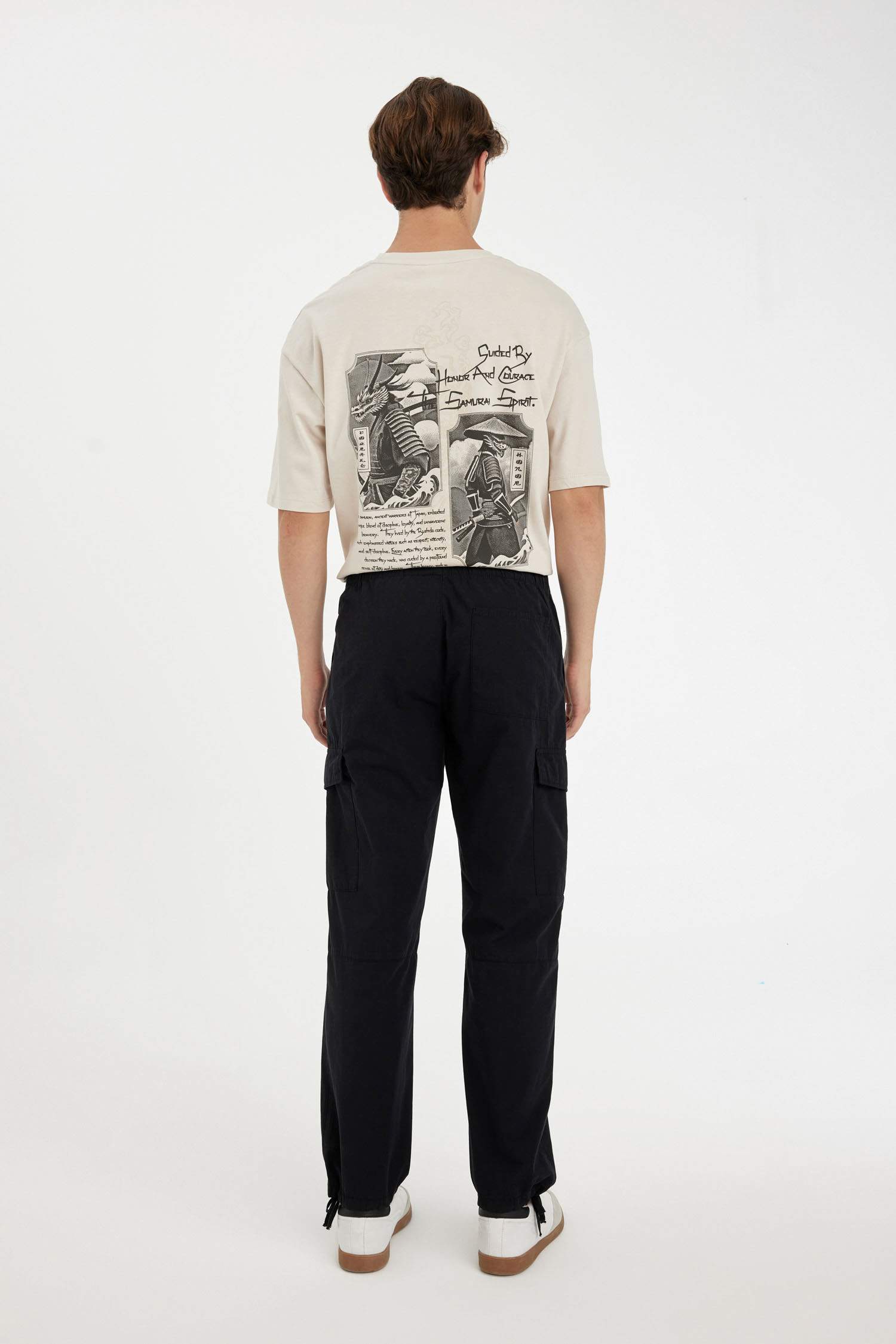 %100 Pamuk Yazlık Pantolon Wide Leg Bol Rahat Kesim Kargo Cepli Paraşüt Geniş Bol Paça