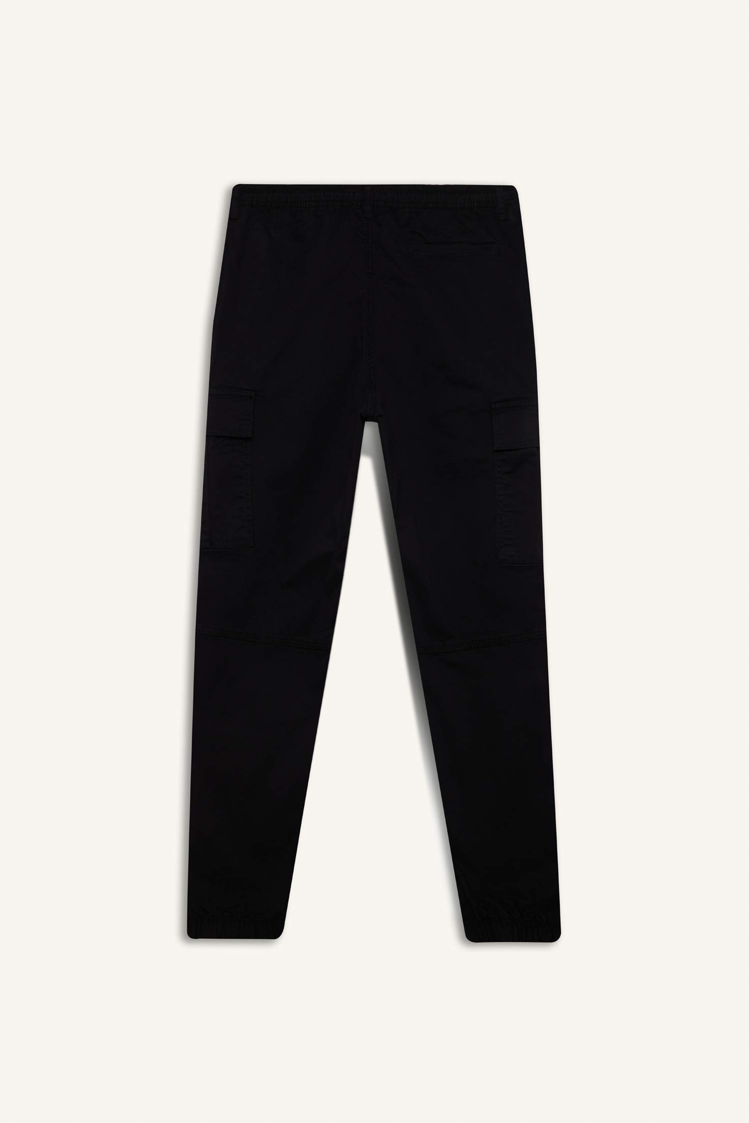 بنطلون كارجو جبردين قصة عادية بجيب