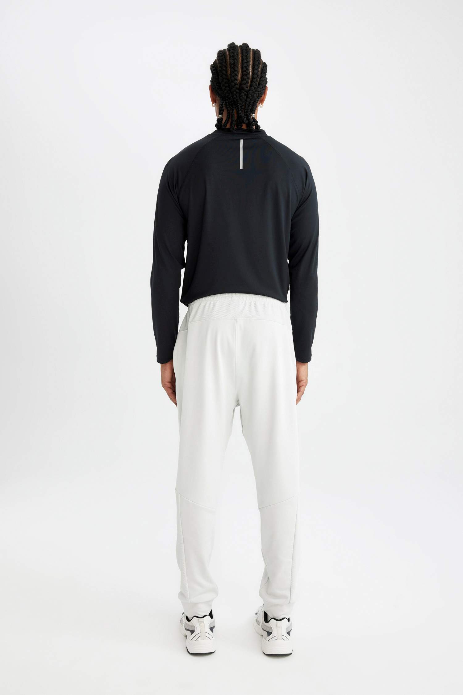 Sporcu Jogger Eşofman Altı Standart Fit Beli Paçası Lastikli Cepli