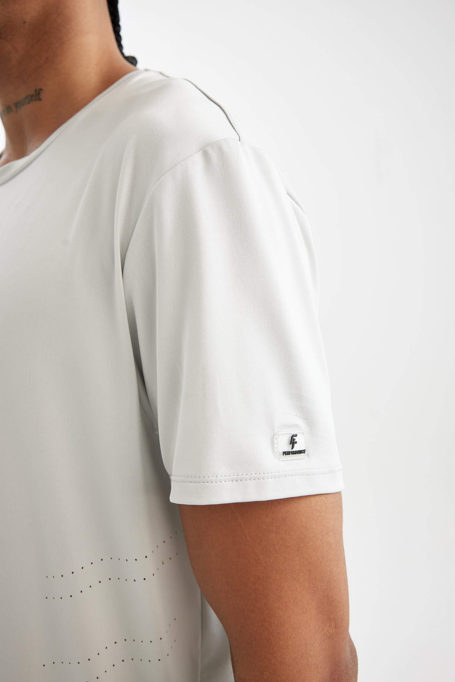 Standard Fit Crew Neck Sports T-Shirt