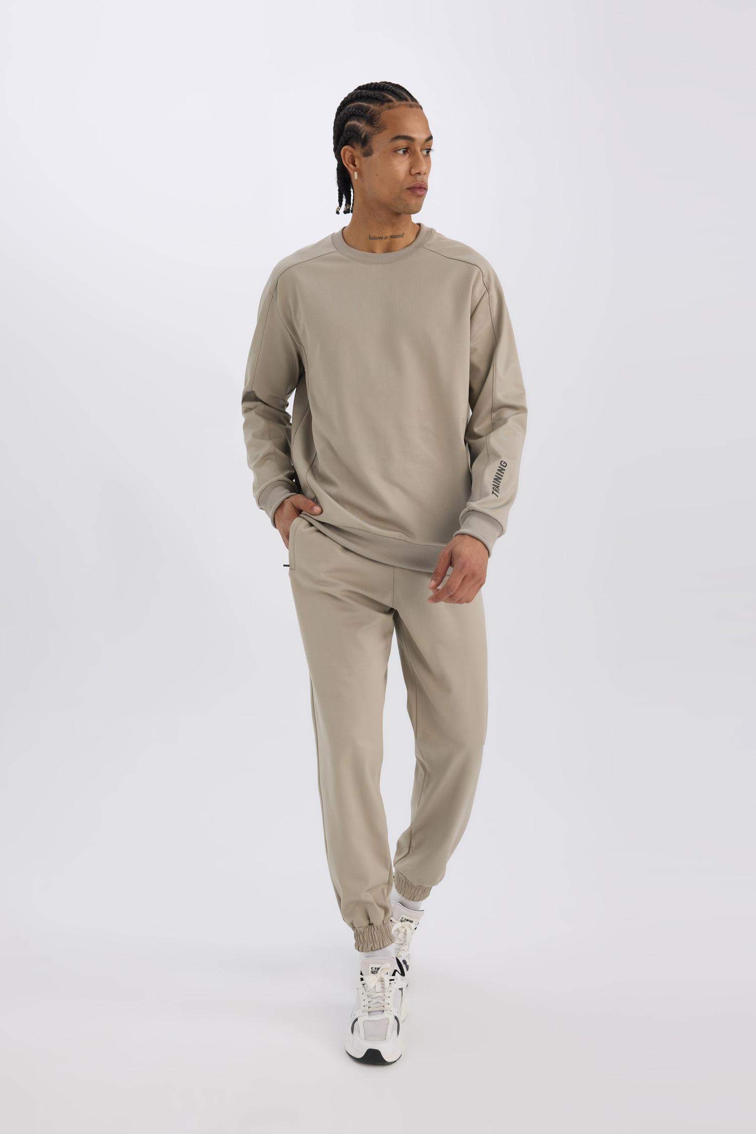 DeFactoFit Loose Fit Flexible Leg Pique Sweatpants