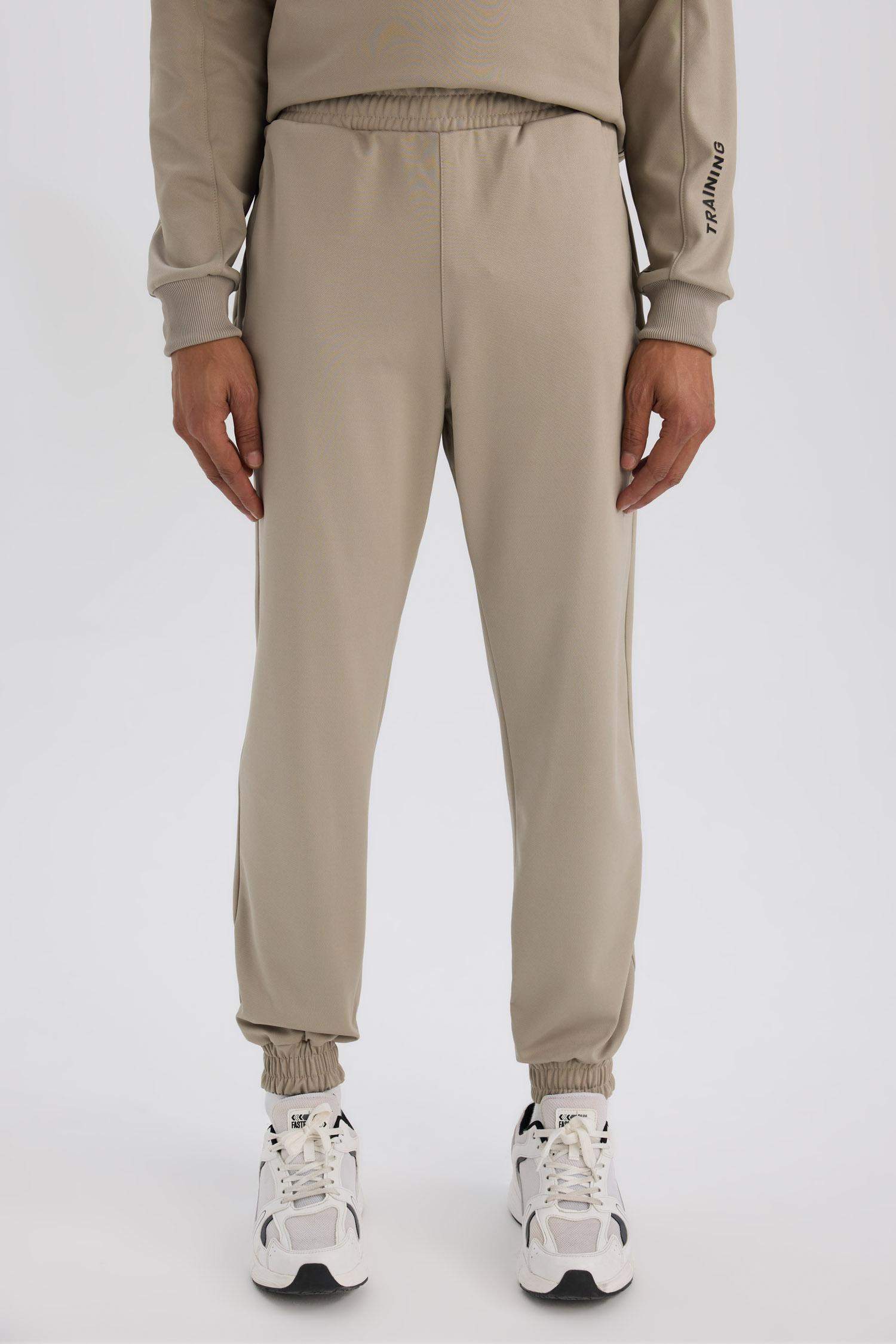 DeFactoFit Loose Fit Flexible Leg Pique Sweatpants