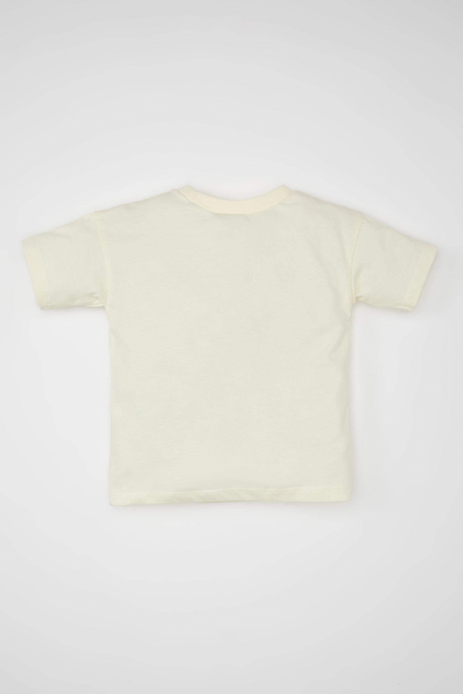 Baby Boy Regular Fit Palm Tree Patterned T-Shirt