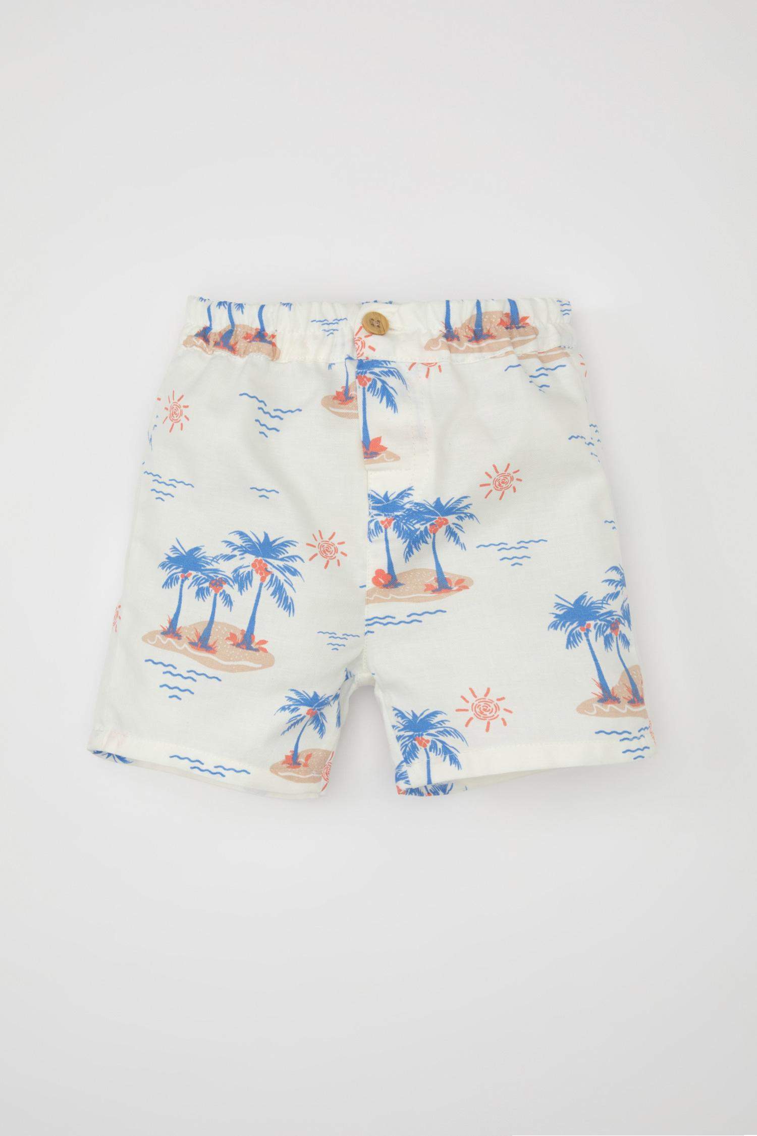 سيت ولادي بطبعة نخيل - قطعتين