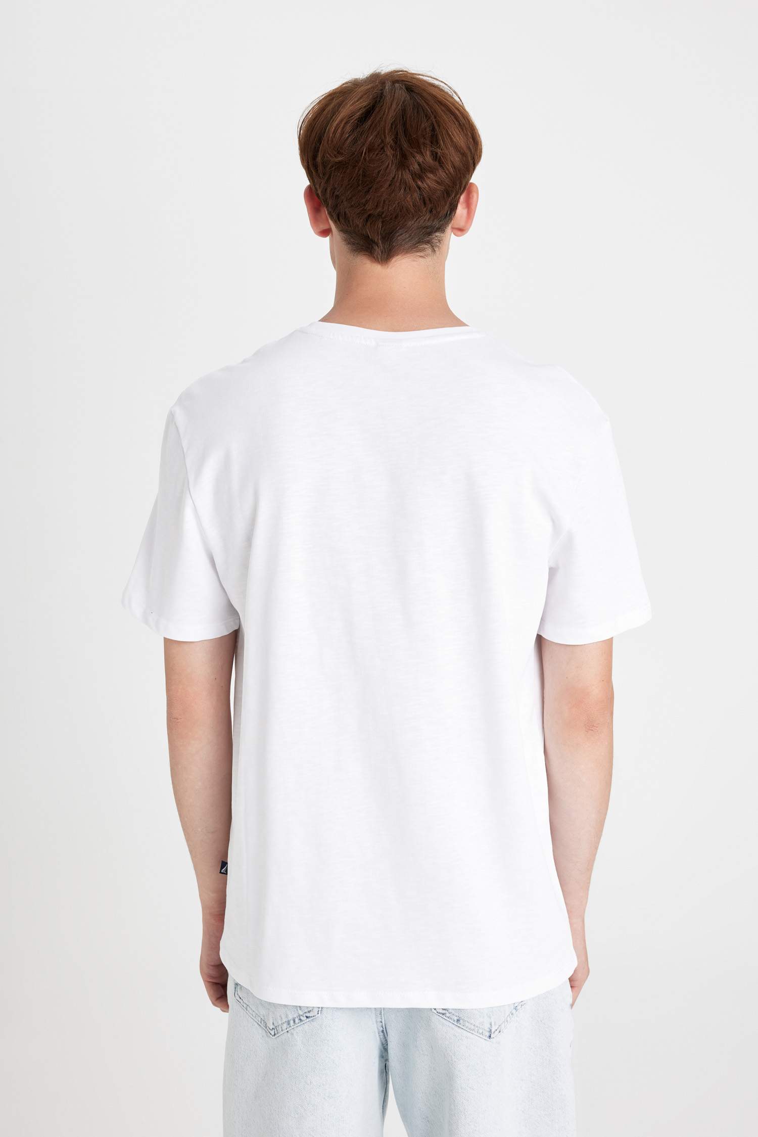 New Regular Fit Crew Neck Printed T-Shirt