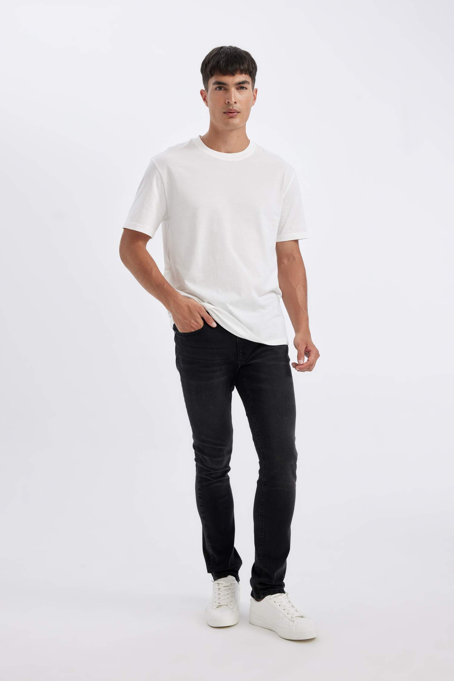 педро - деним слим пішімі деним слим хем Шалбар