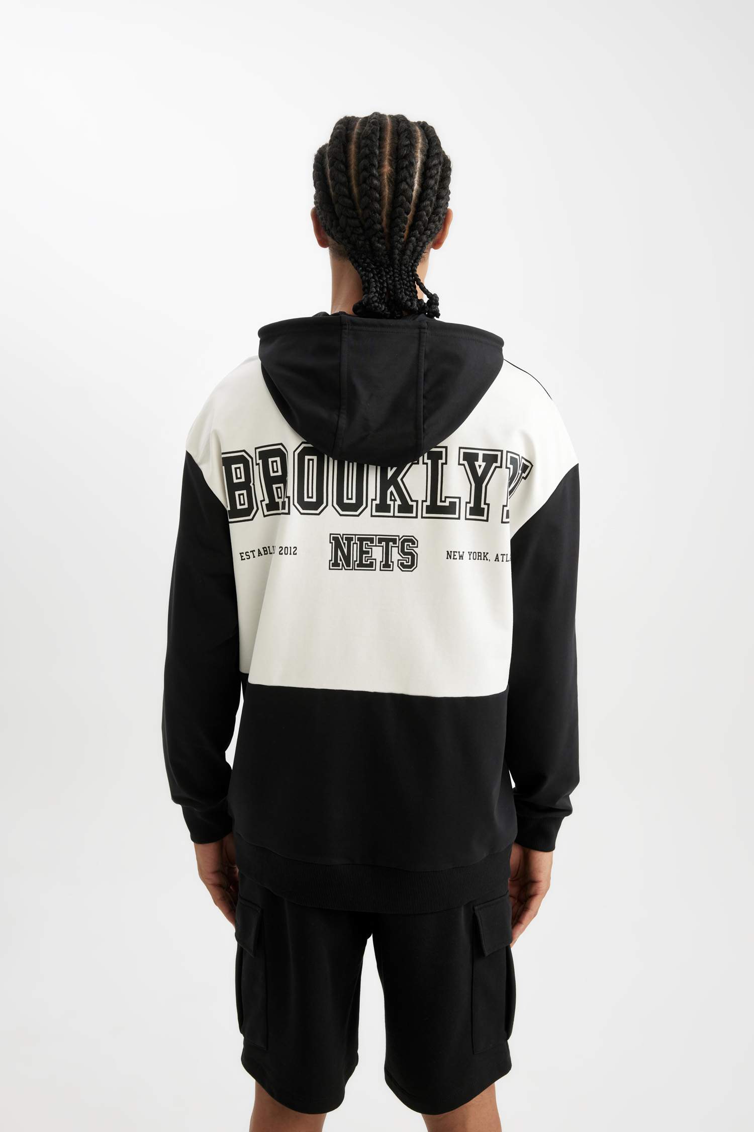 Свитшот NBA Brooklyn Nets с капюшоном, DeFactoFit
