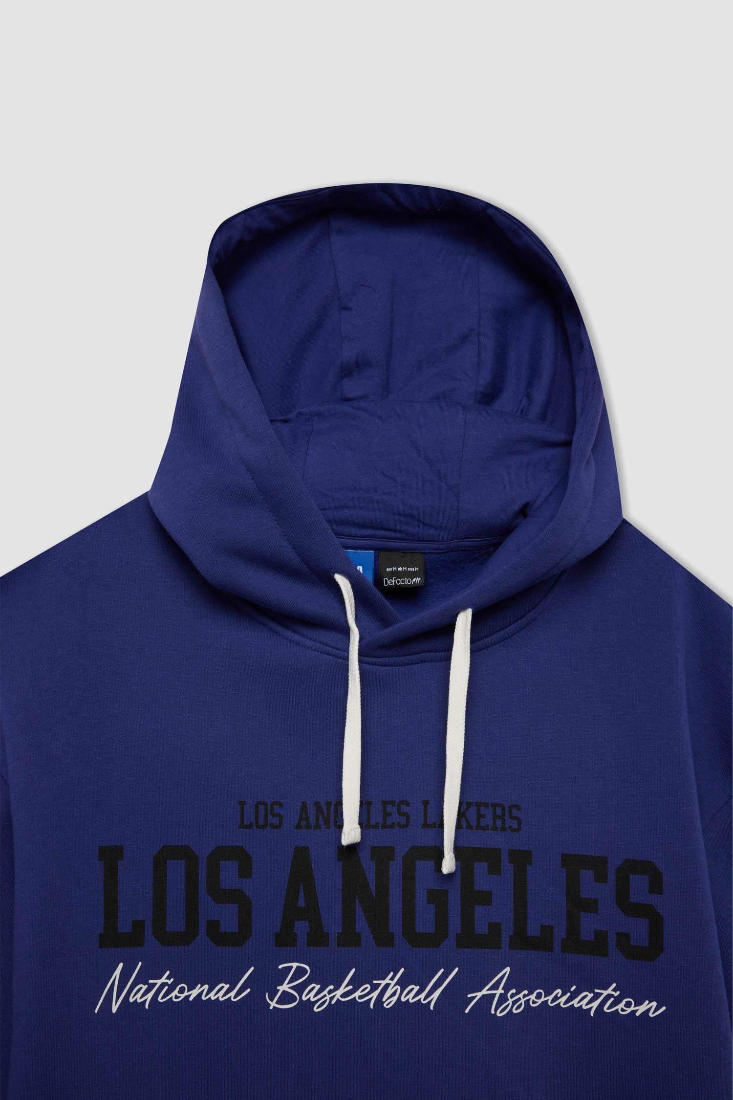 NBA Los Angeles Lakers Лицензиялық ыңғайлы пішім бас киімді Свитер