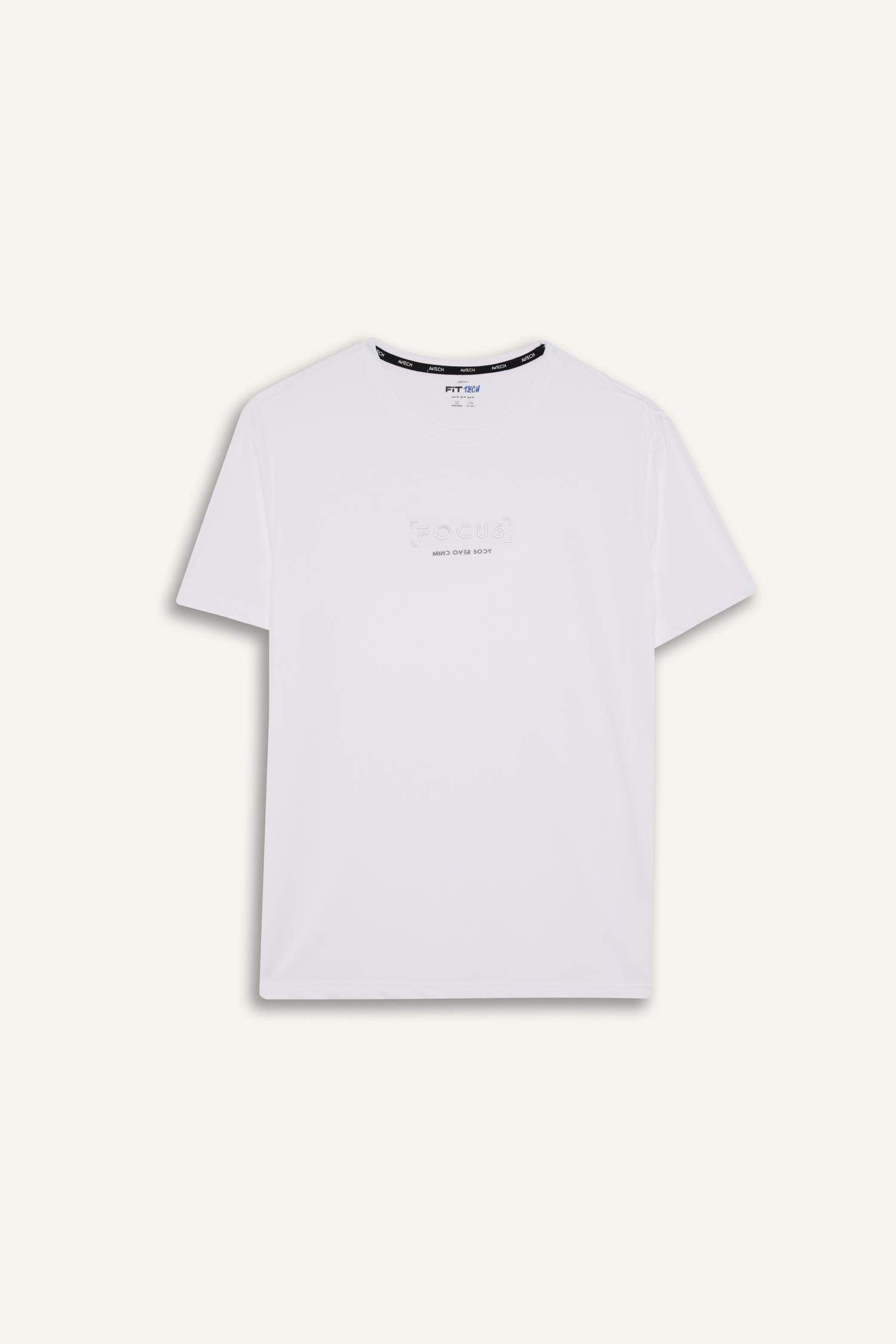 дөңгелек жаға басып шығарылған Футболка