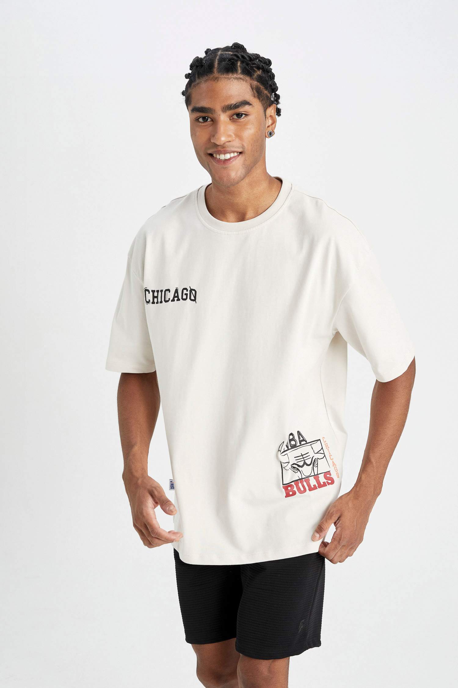 Футболка оверсайз NBA Chicago Bulls, DeFactoFit