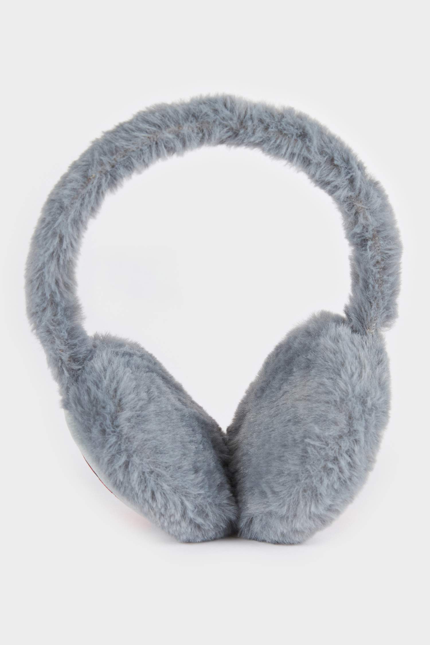 Boy Gray Plush Earmuff