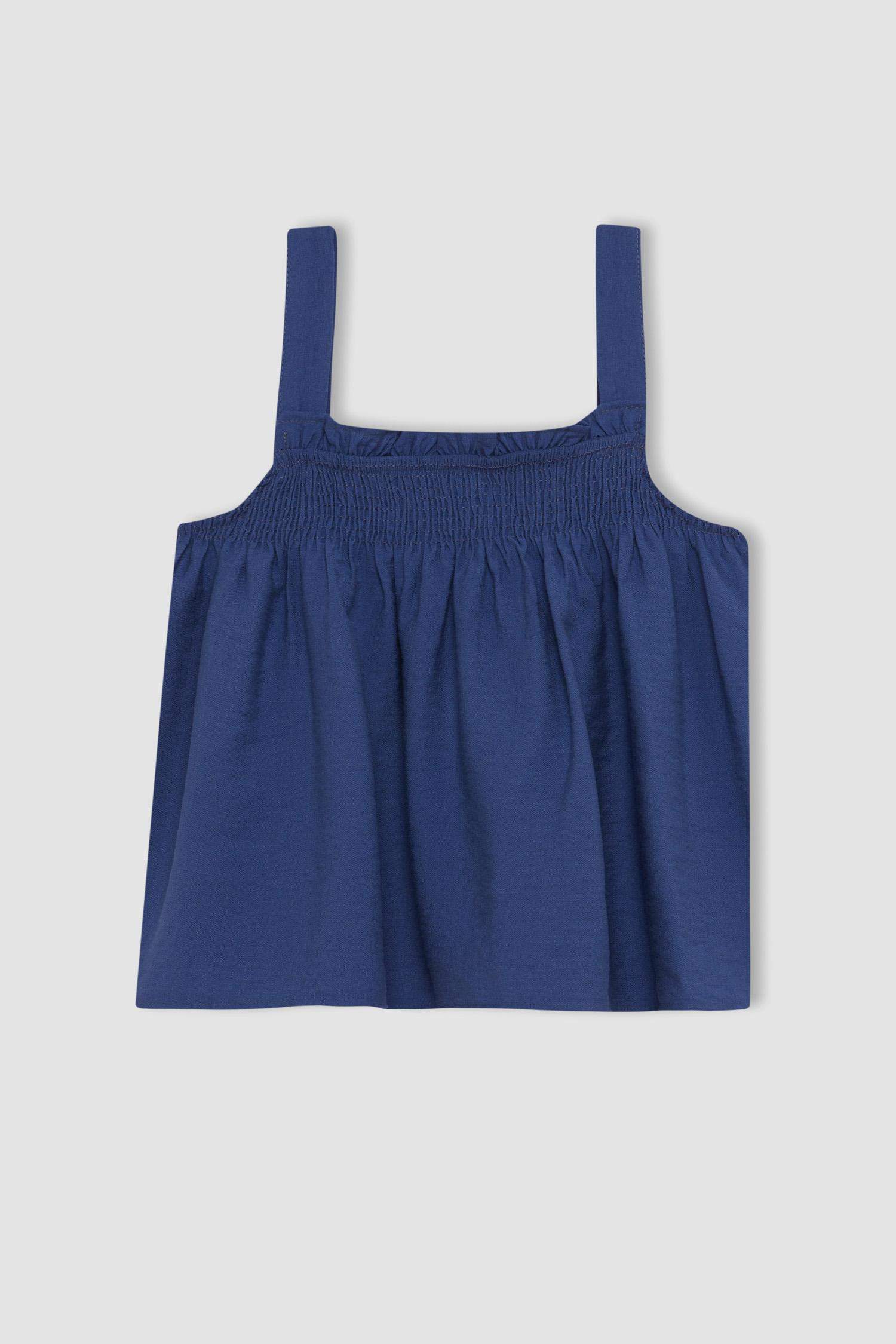 Kız Çocuk Askılı Bluz