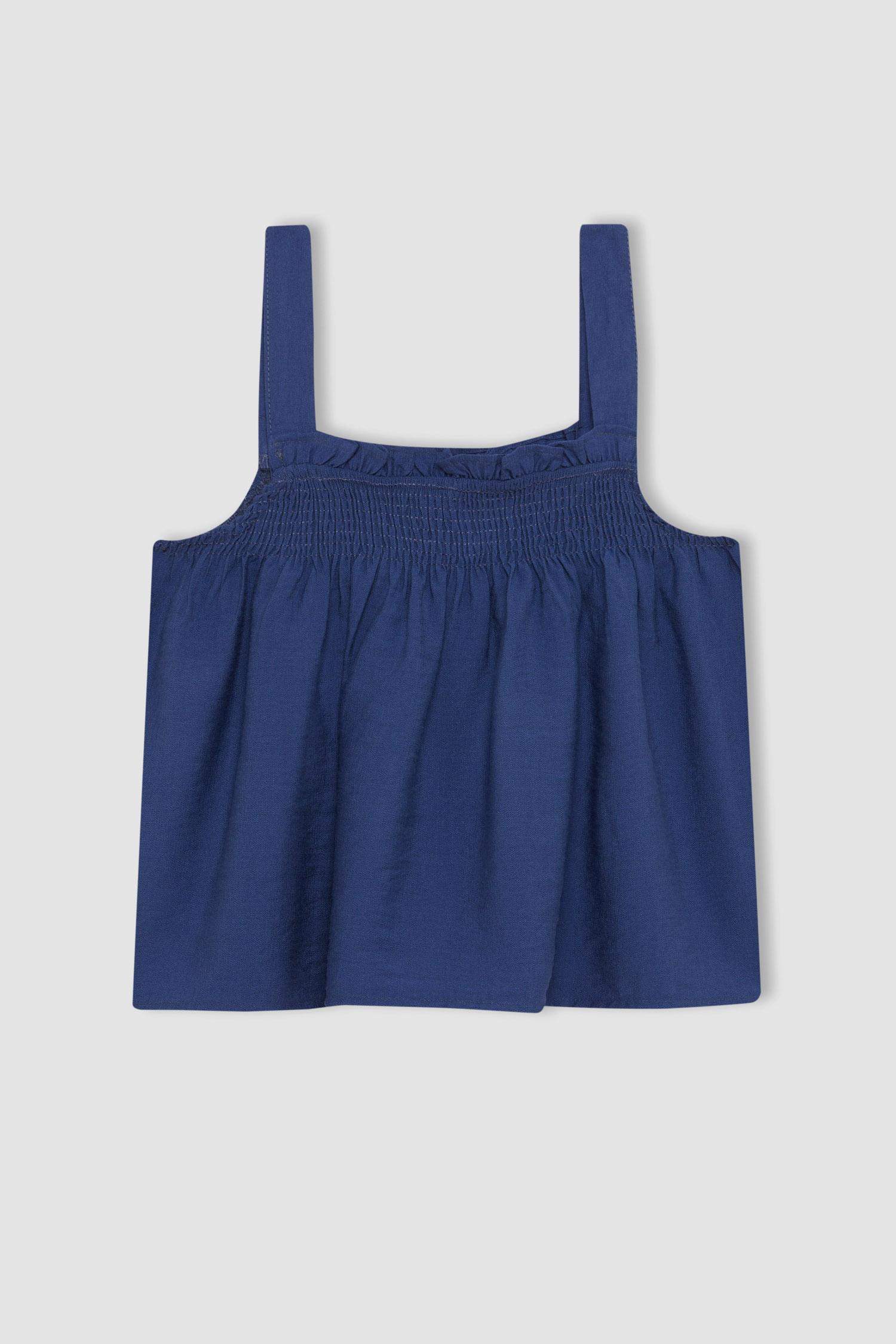 Kız Çocuk Askılı Bluz